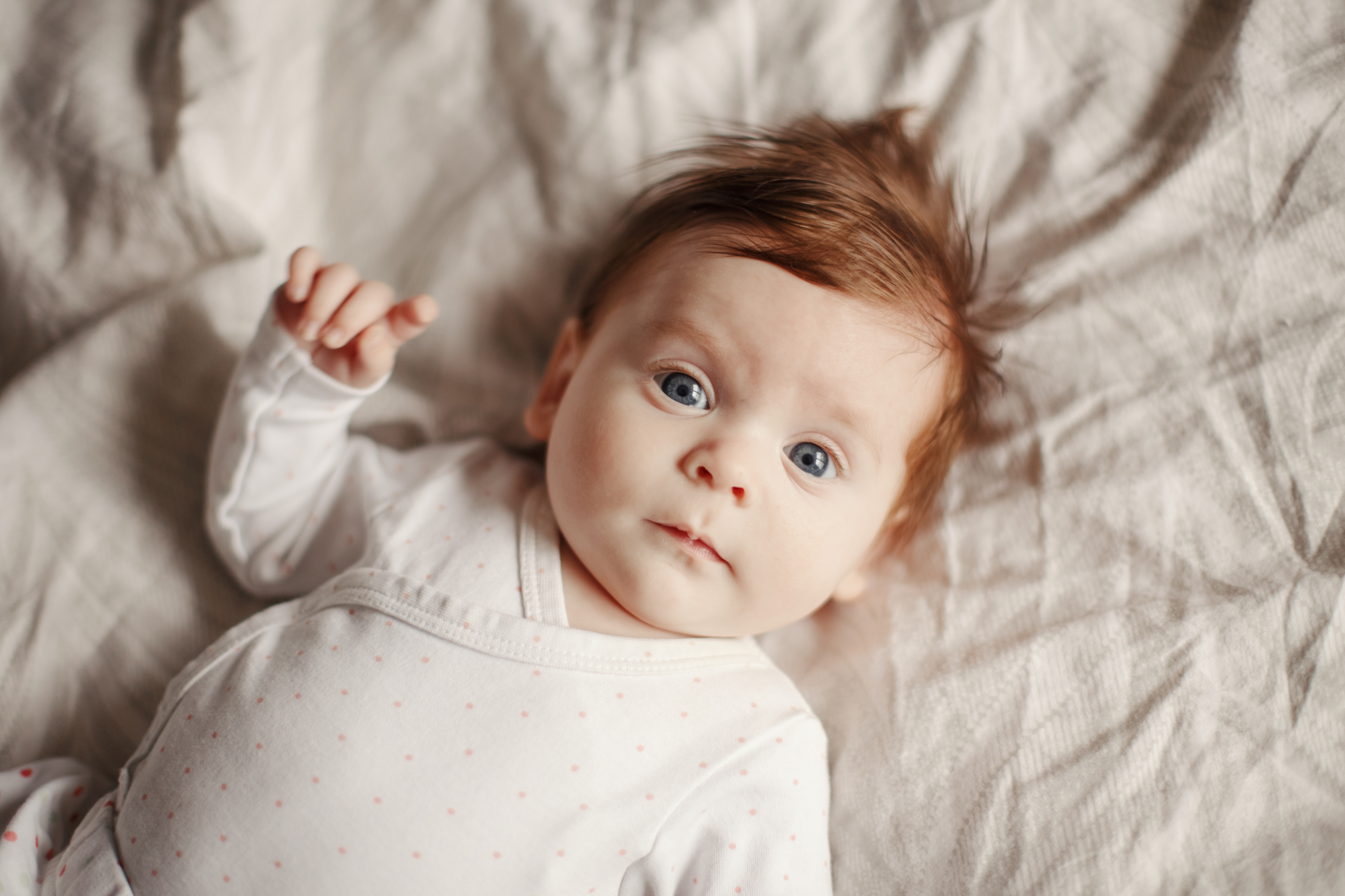 Bebê ruivo. | Foto: Shutterstock