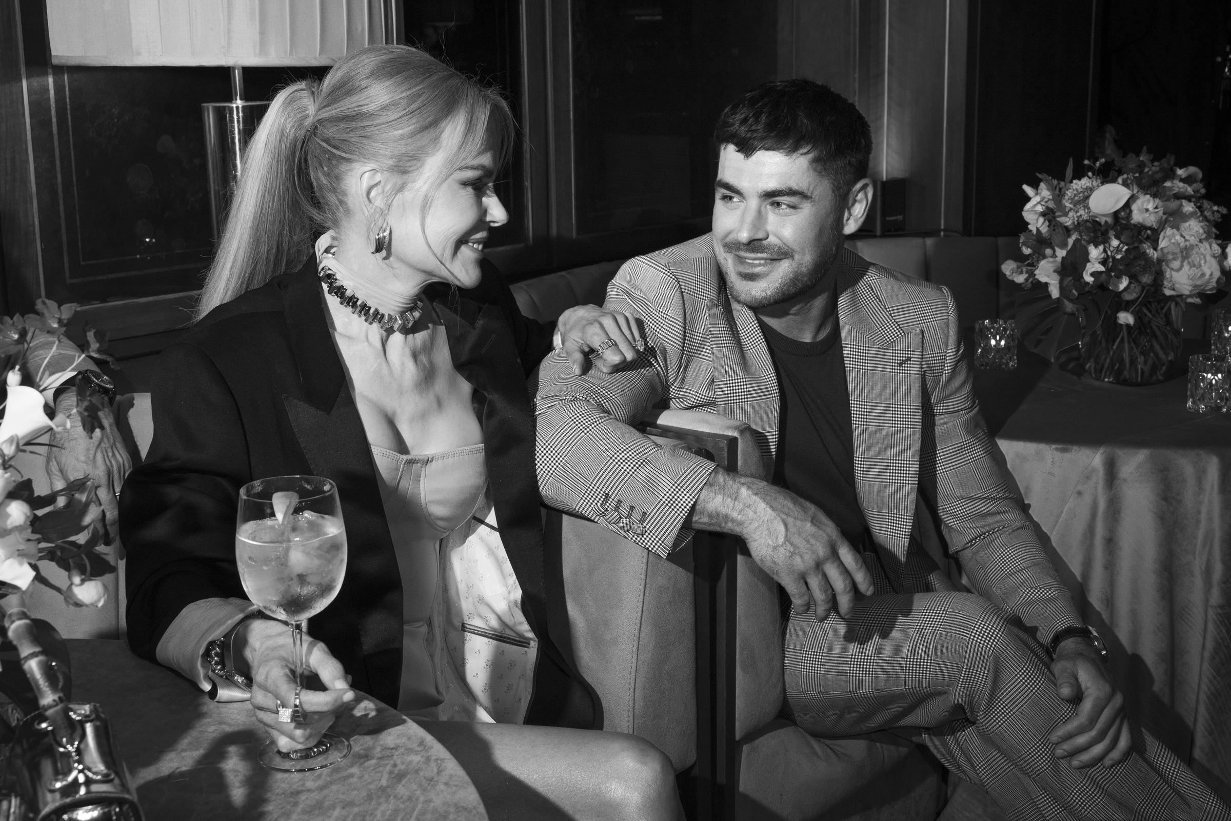 Nicole Kidman et Zac Efron assistent à l'after party de la première mondiale de "Les Dessous de la famille" de Netflix au Sunset Tower Hotel Hollywood à Los Angeles, Californie, le 13 juin 2024 | Source : Getty Images