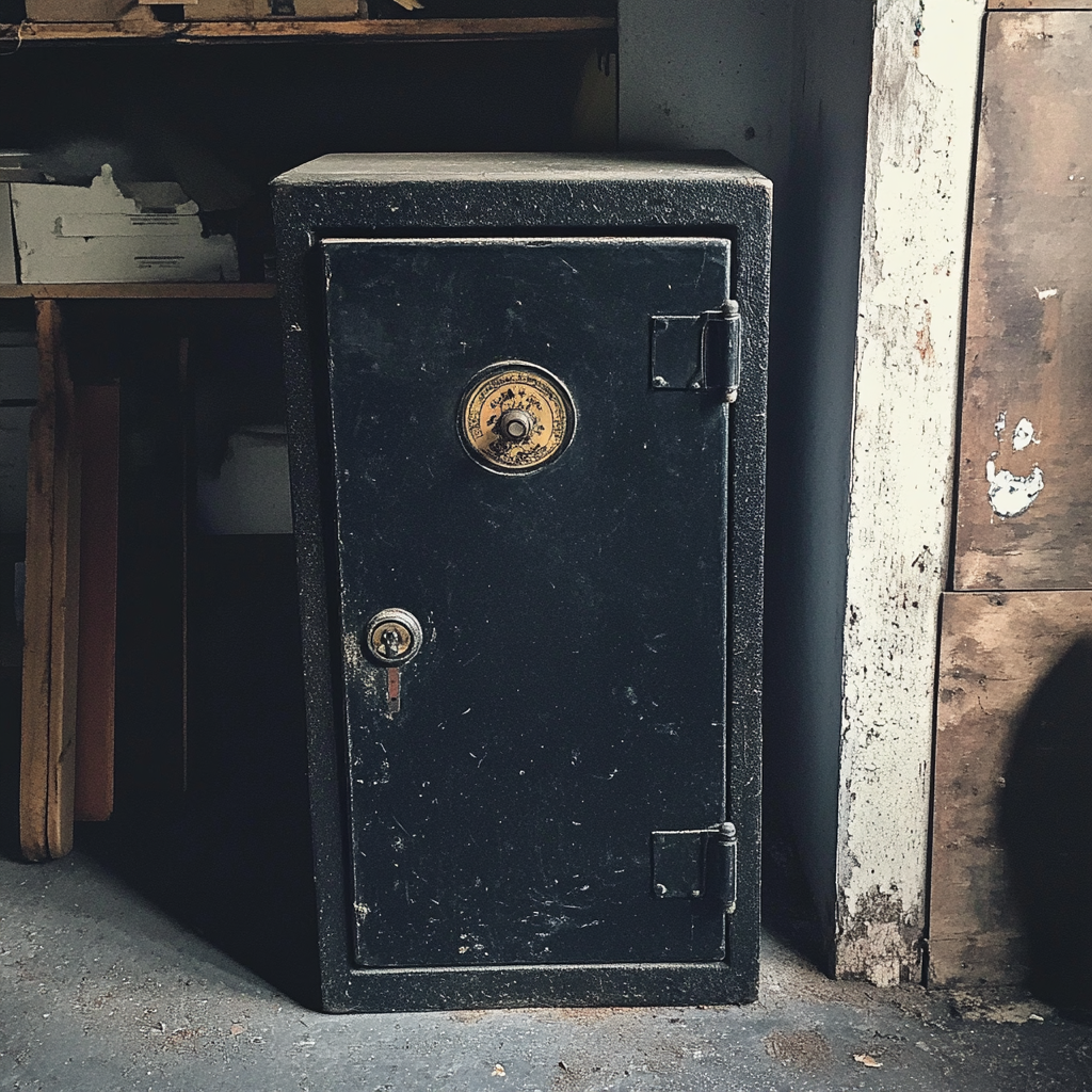 Un coffre-fort dans un garage | Source : Midjourney