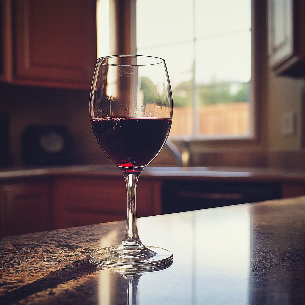 Un verre de vin | Source : Midjourney