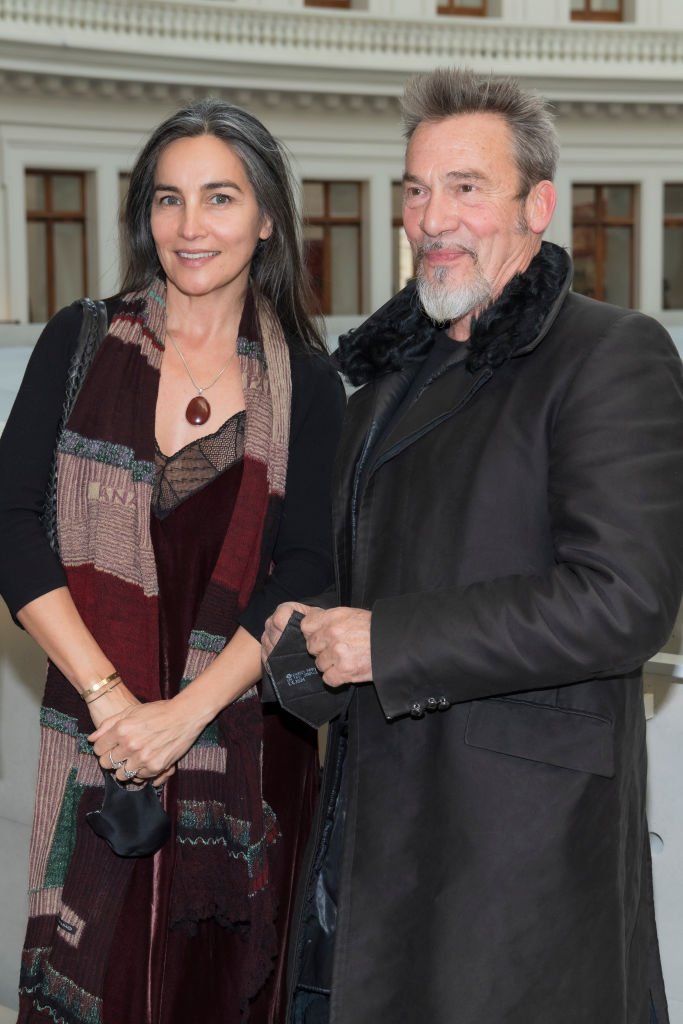 Le chanteur Florent Pagny et sa femme Azucena Caamano | photo : Getty Images