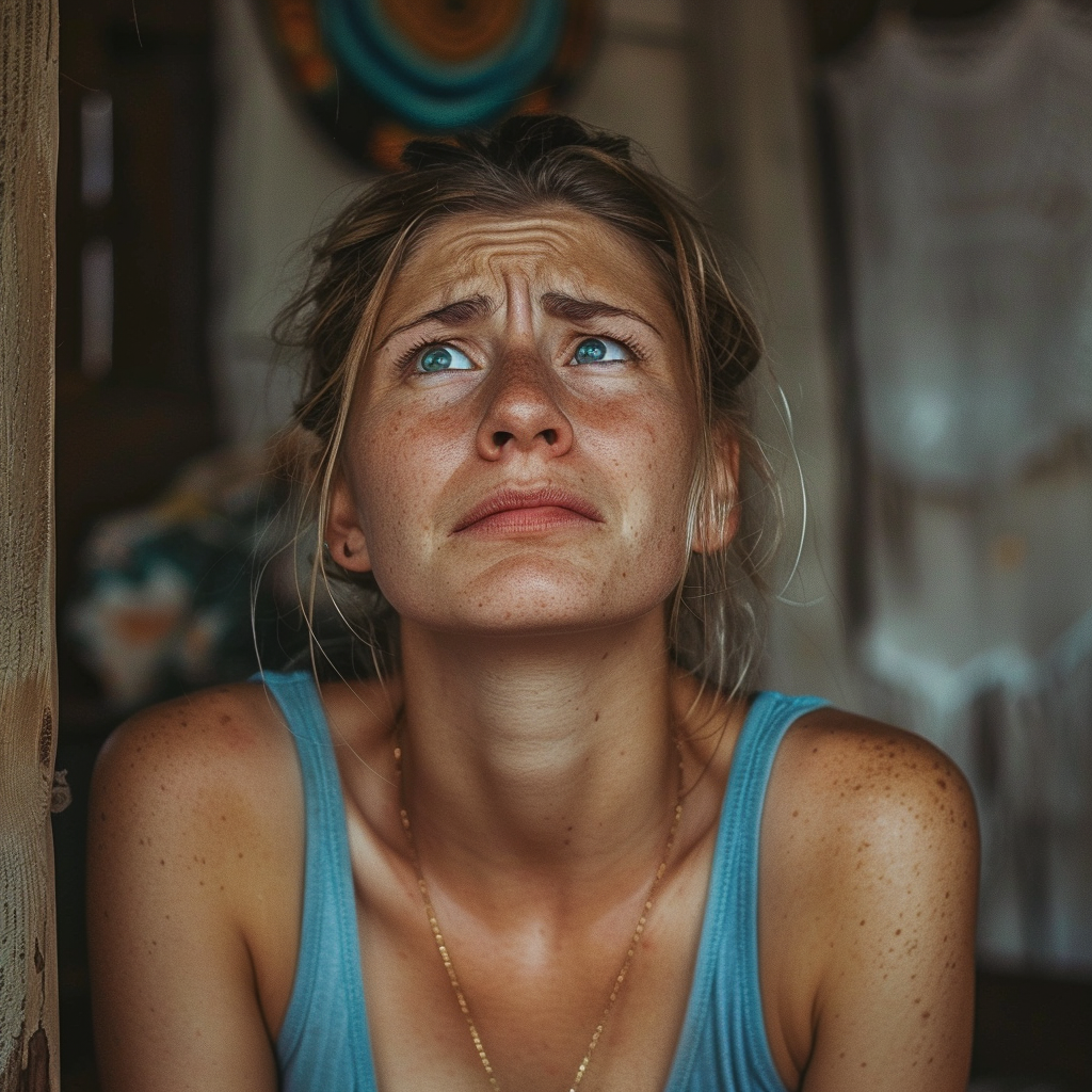 Une femme bouleversée | Source : Midjourney