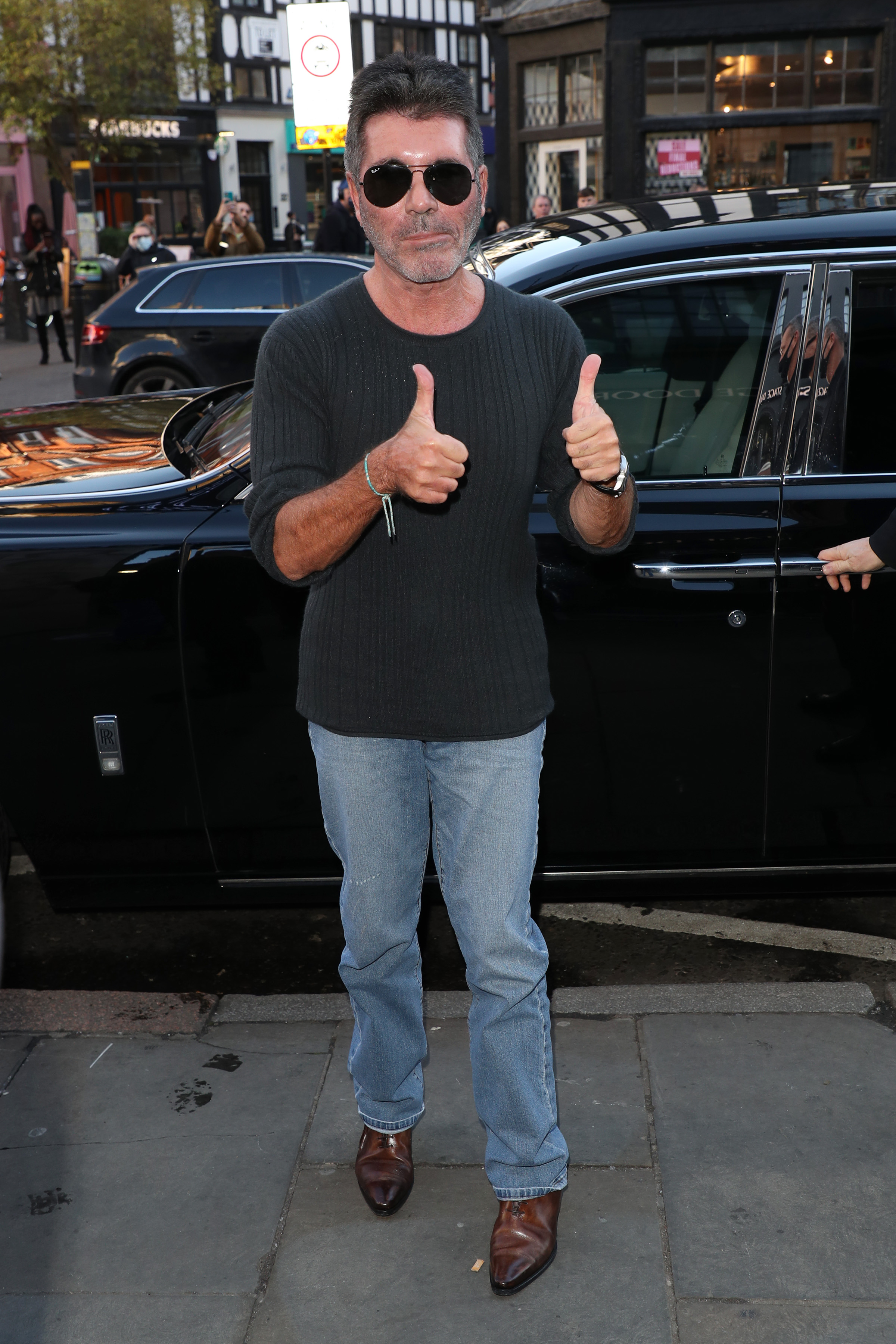 Simon Cowell arrive au London Palladium pour les auditions de "Britain's Got Talent" à Londres le 17 janvier 2022 | Source : Getty Images