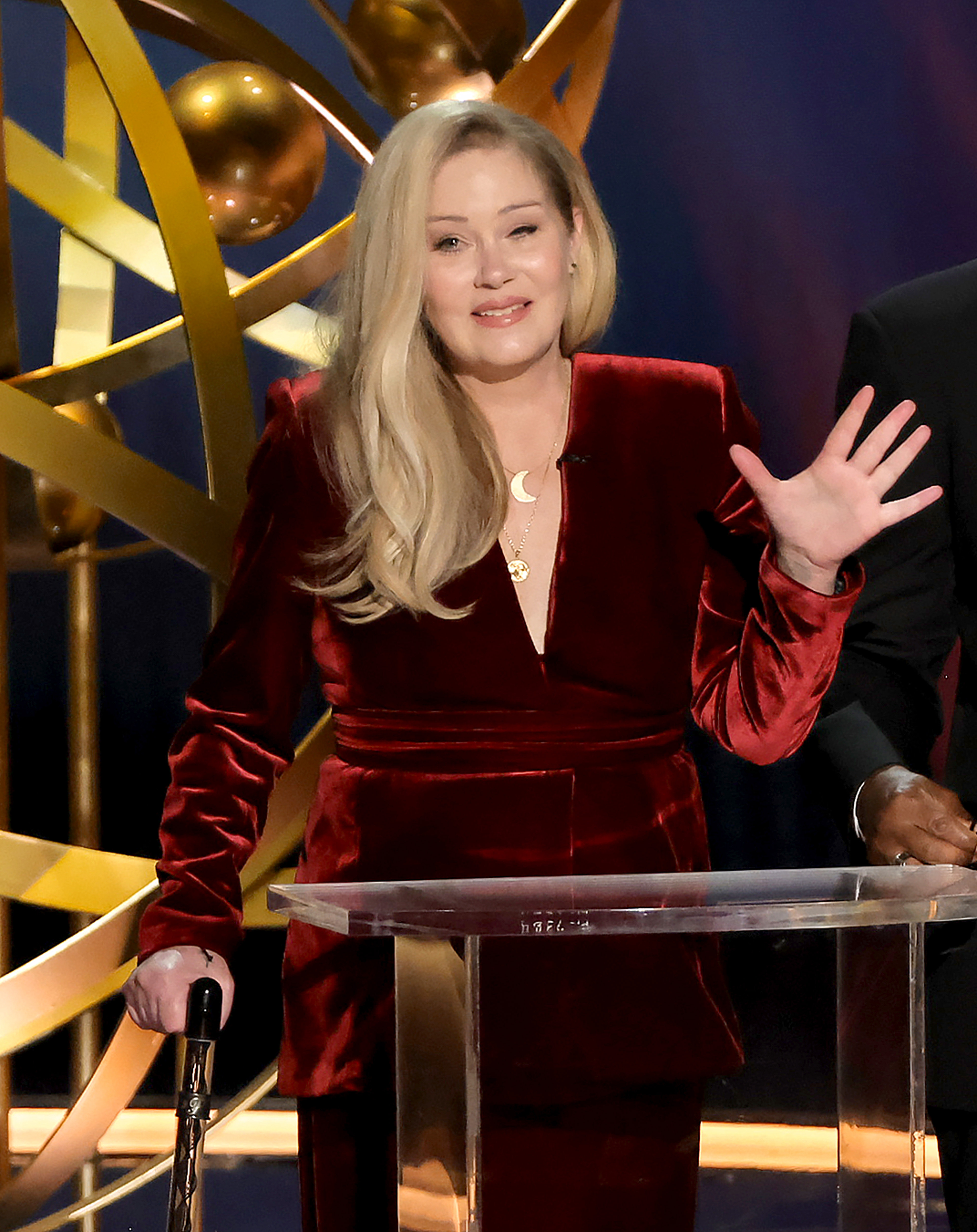 Christina Applegate lors de la 75e édition des Primetime Emmy Awards le 15 janvier 2024 à Los Angeles | Source : Getty Images