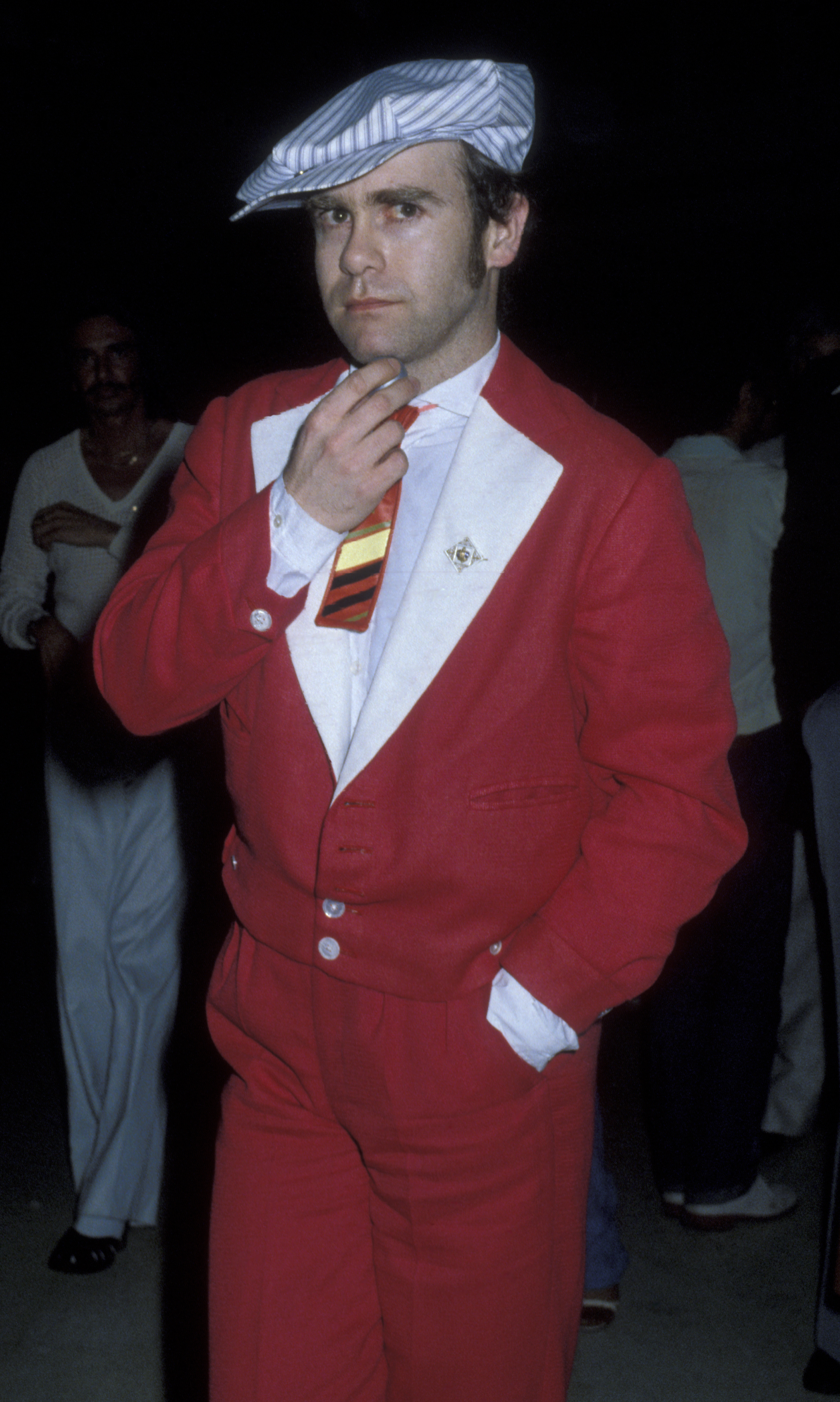 Elton John assiste à la fête du concert de Roberta Flack le 12 juin 1978 à New York | Source : Getty Images