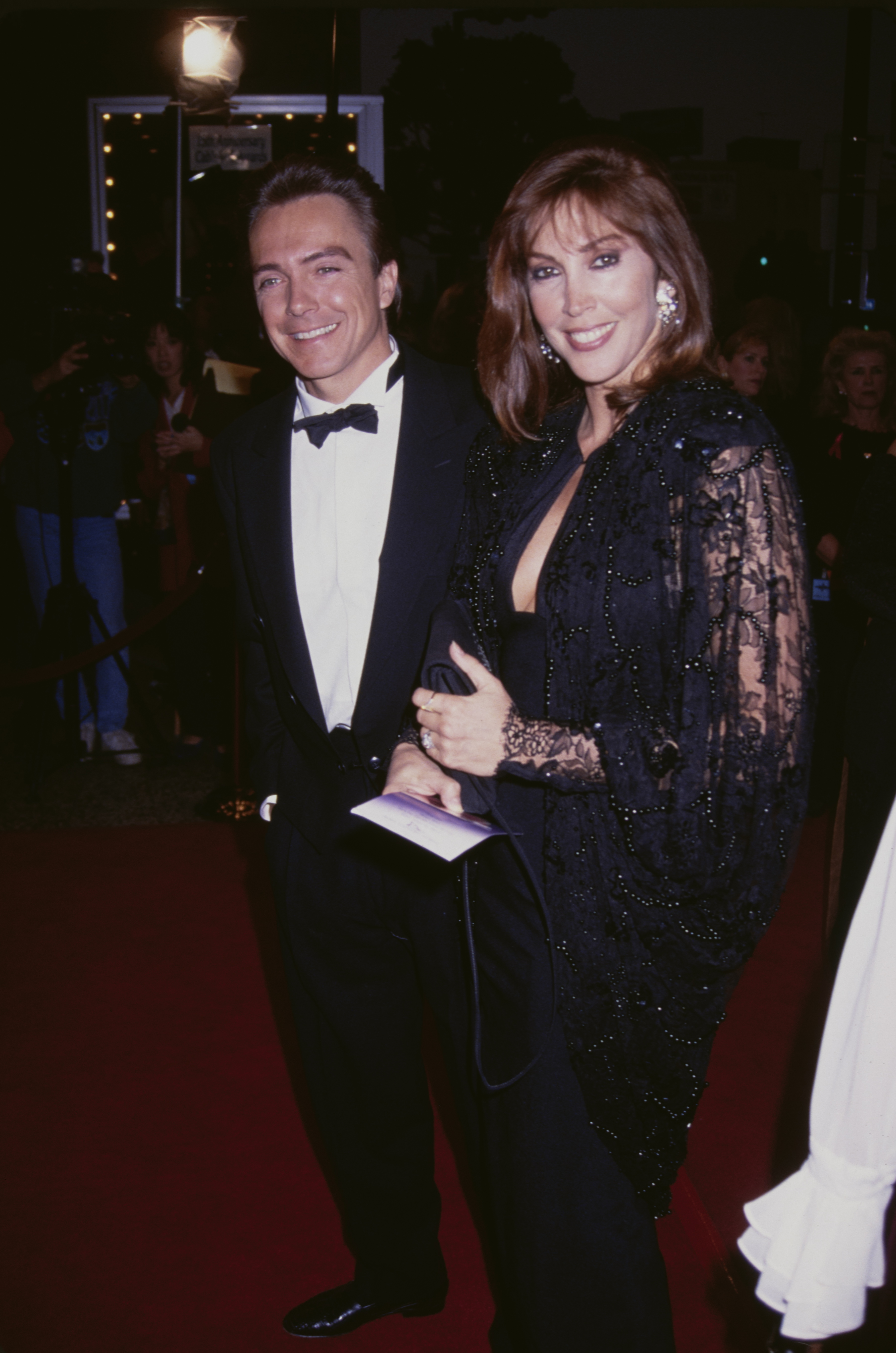 David Cassidy et Sue Shifrin lors des Cable Ace Awards à Los Angeles, Californie, le 15 janvier 1994 | Source : Getty Images