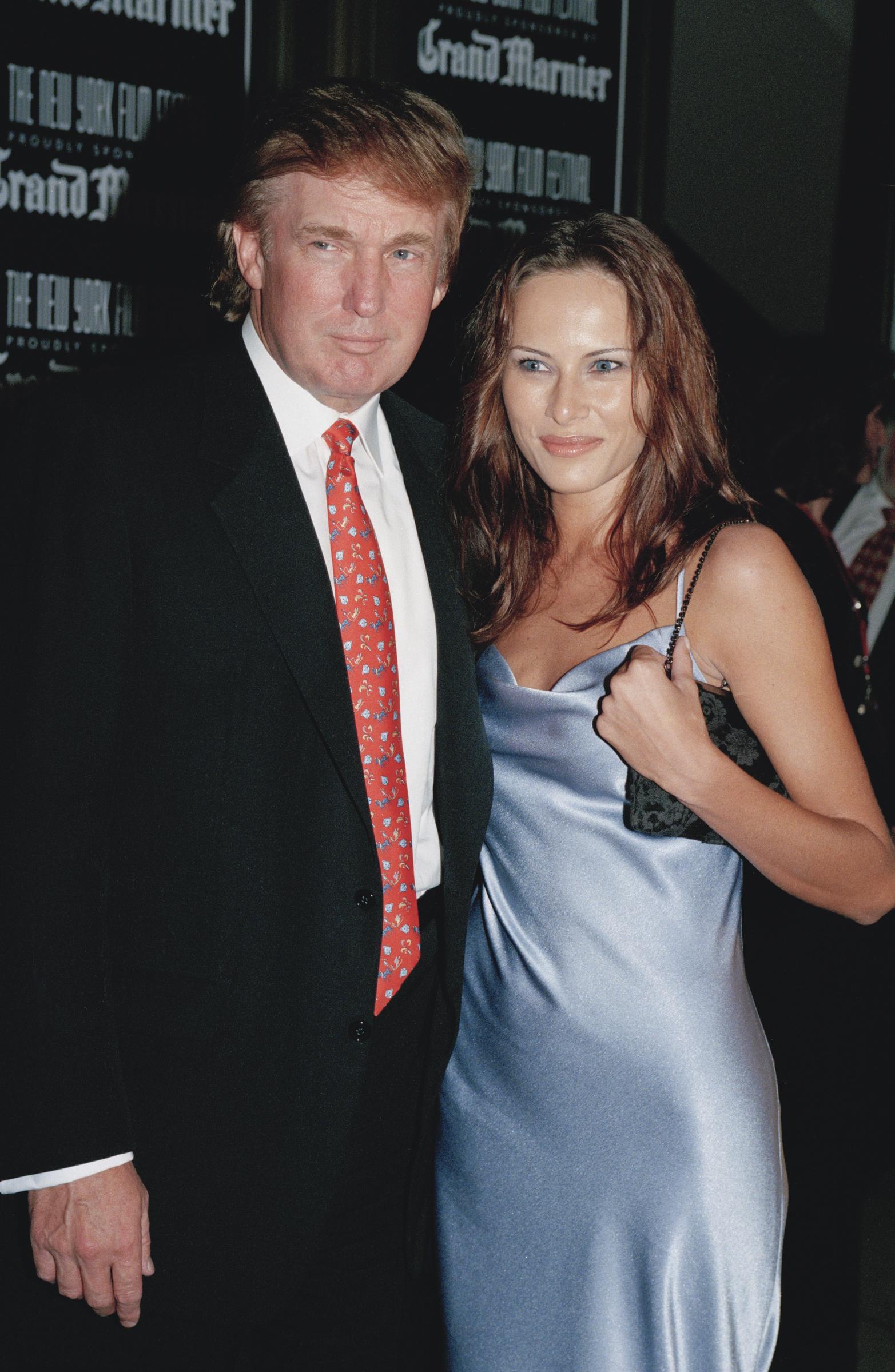 Donald et Melania Trump vers 1998. | Source : Getty Images