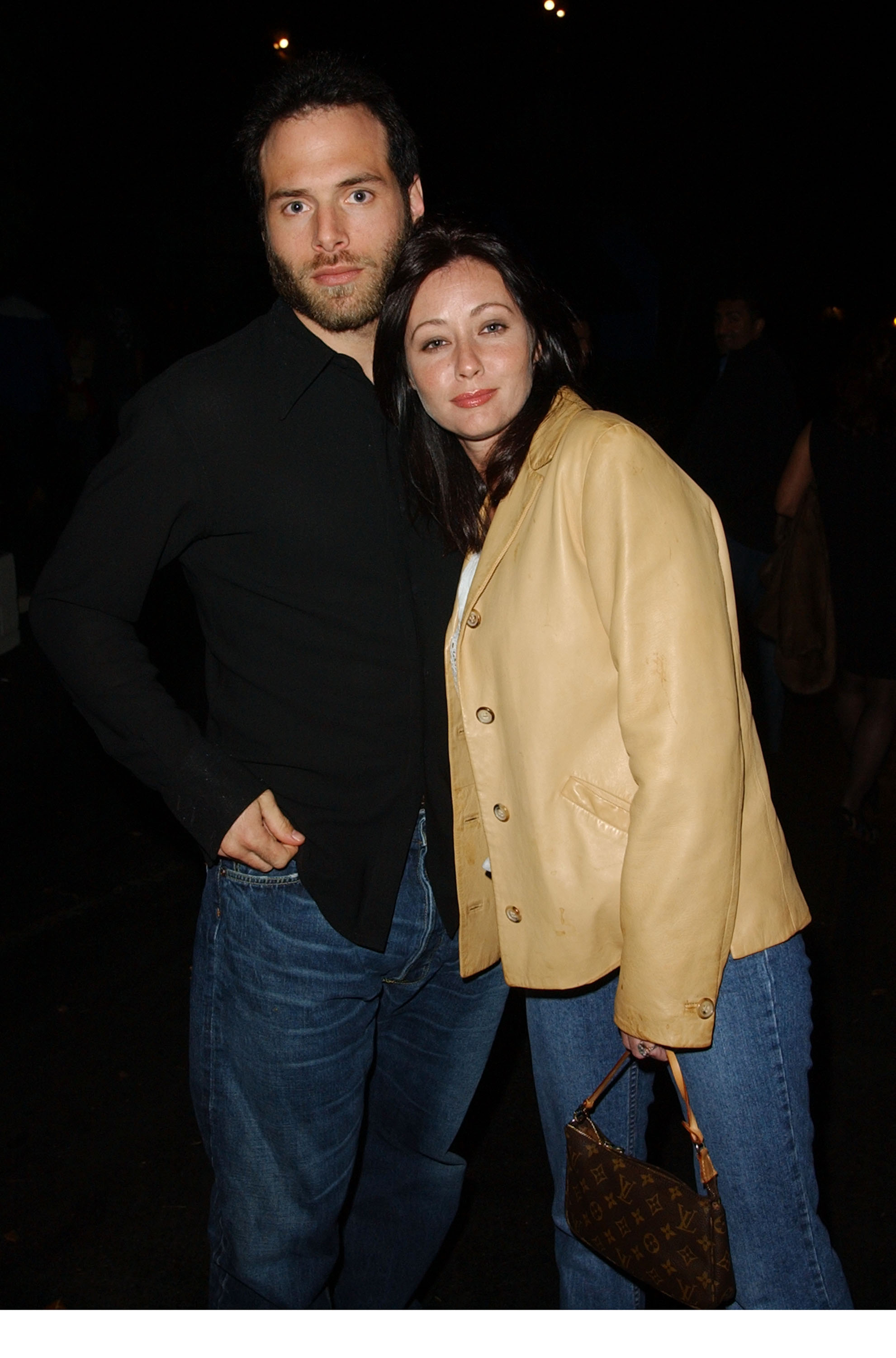 Rick Salomon et Shannen Doherty à la soirée Maxim Hot 100 en 2002. | Source : Getty Images