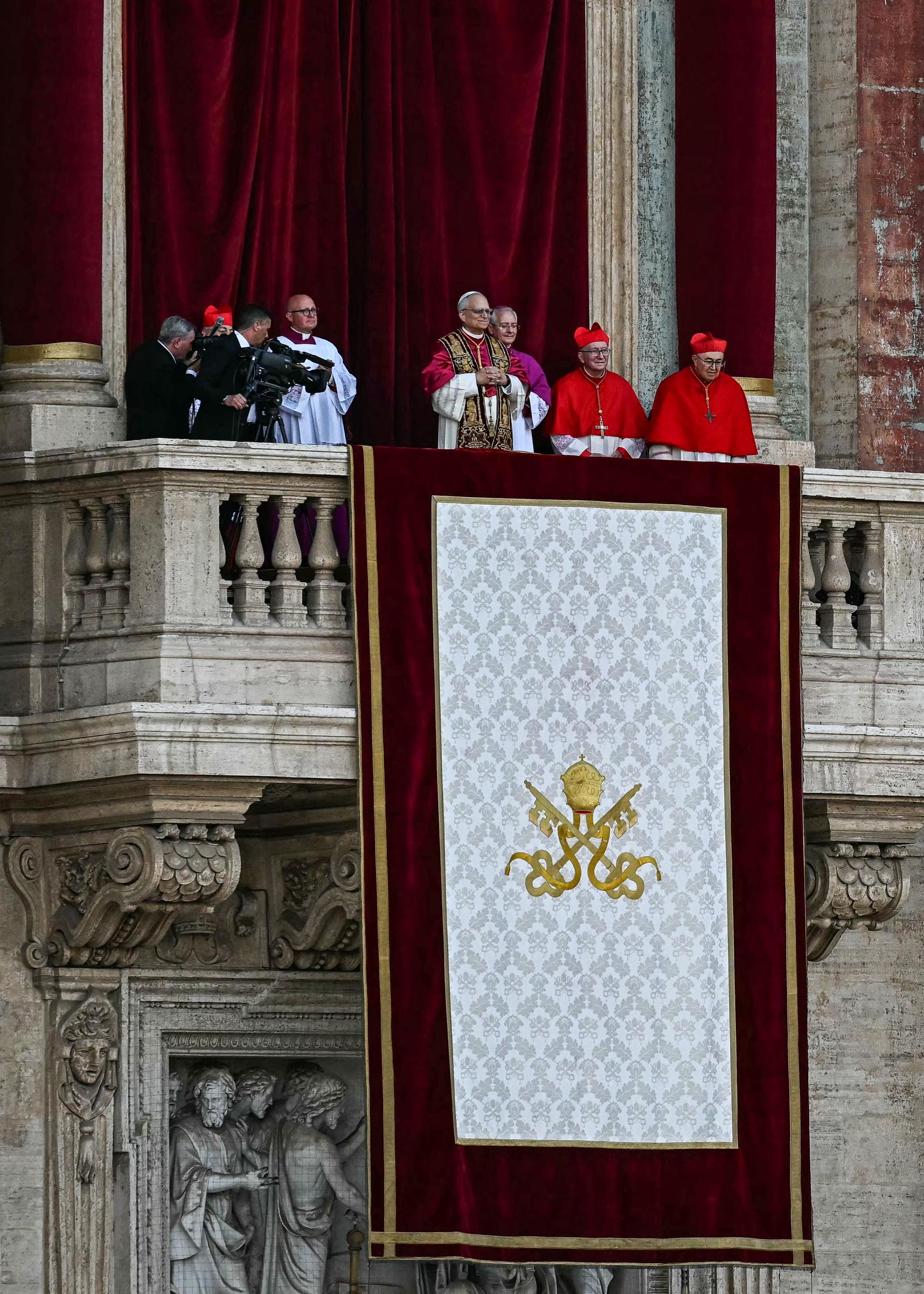 Le pape nouvellement élu Léon XIV, Robert Francis Prevost I Source : Getty Images