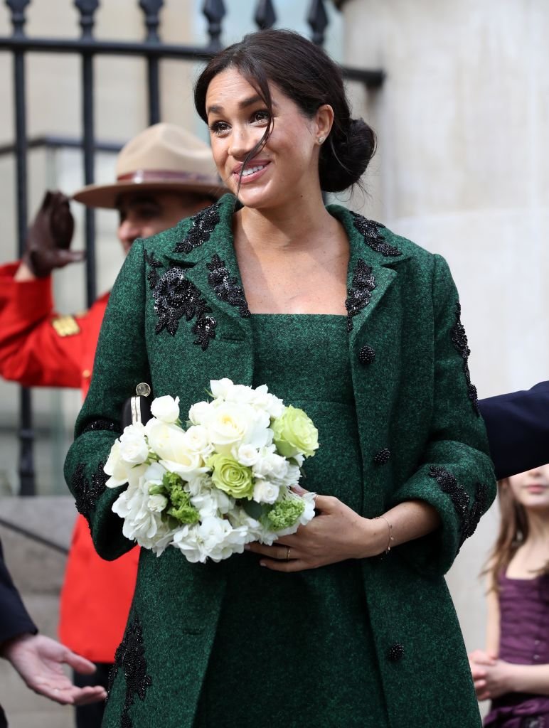 Meghan Markle à l'occasion du Jour du Commonwealth 2019 à la Maison du Canada à Londres | Photo : Getty Images