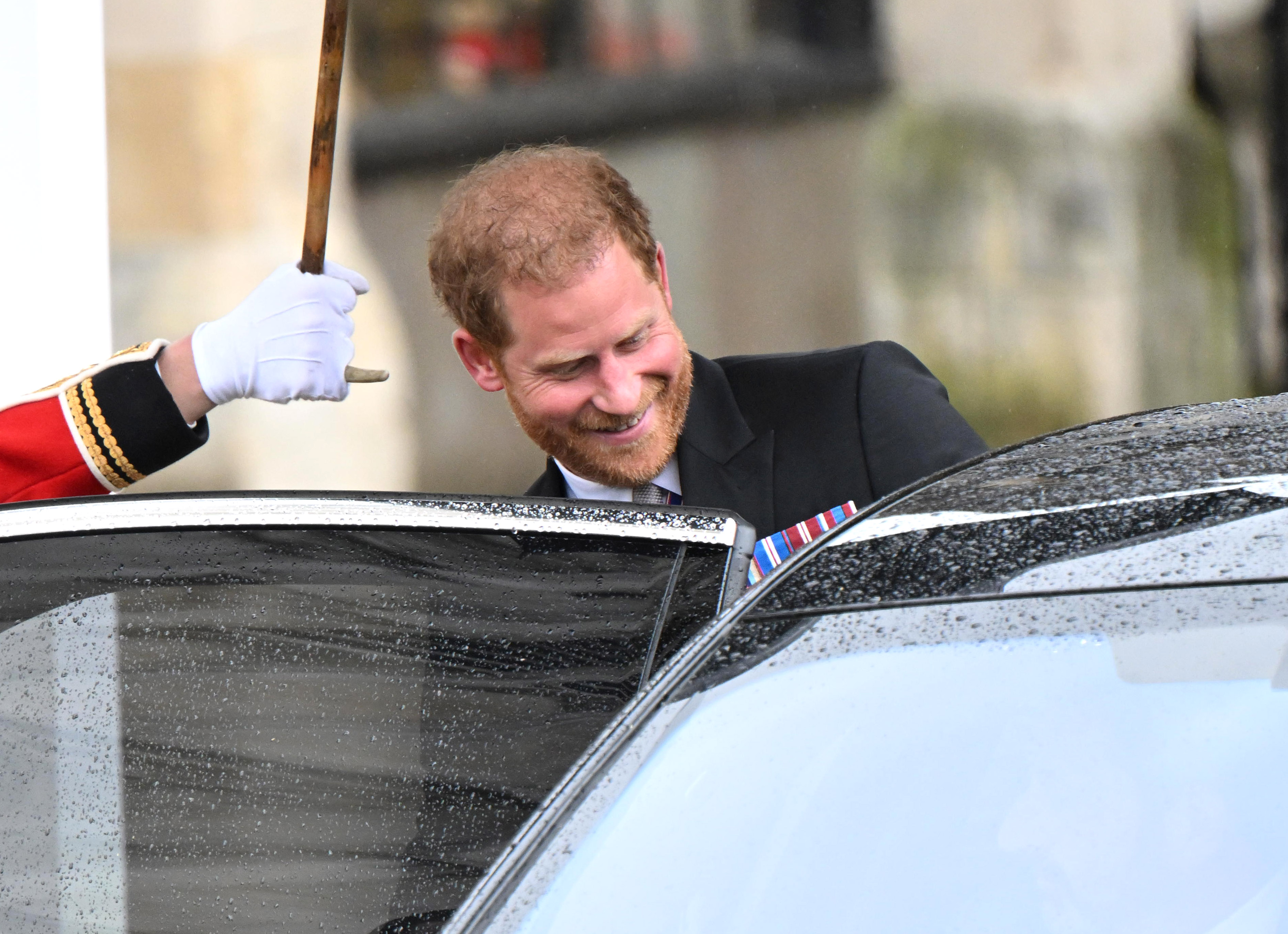 Le duc de Sussex à l'abbaye de Westminster le 06 mai 2023 à Londres, Angleterre | Source : Getty Images