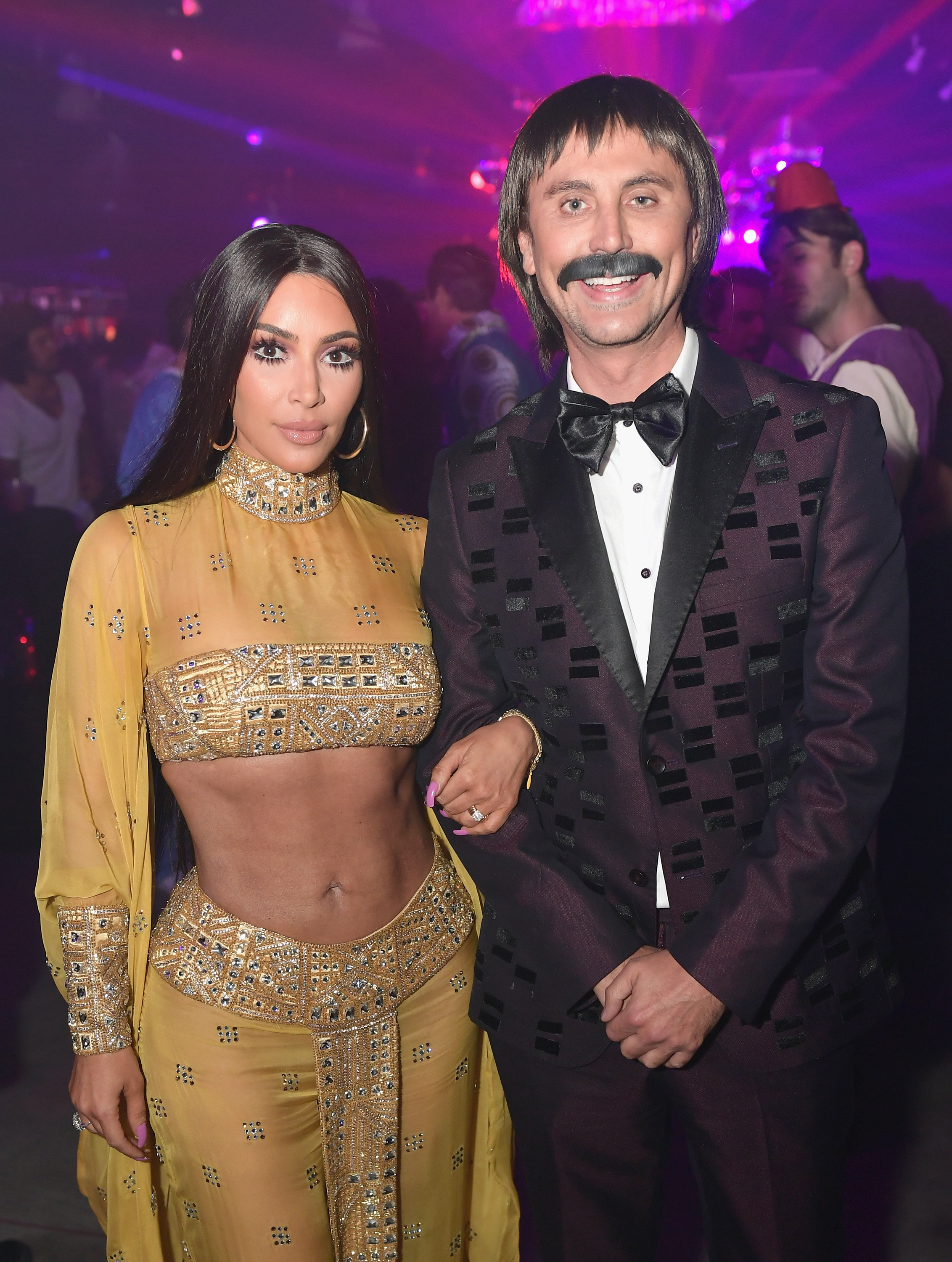 Kim Kardashian et Jonathan Cheban à la soirée Casamigos Halloween le 27 octobre 2017 à Los Angeles, Californie | Source : Getty Images