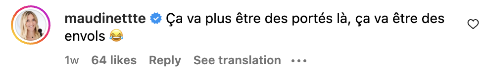 Commentaire d’une internaute sur le duo formé par Nelson Monfort et Calisson Goasdoué | Source : Capture Instagram