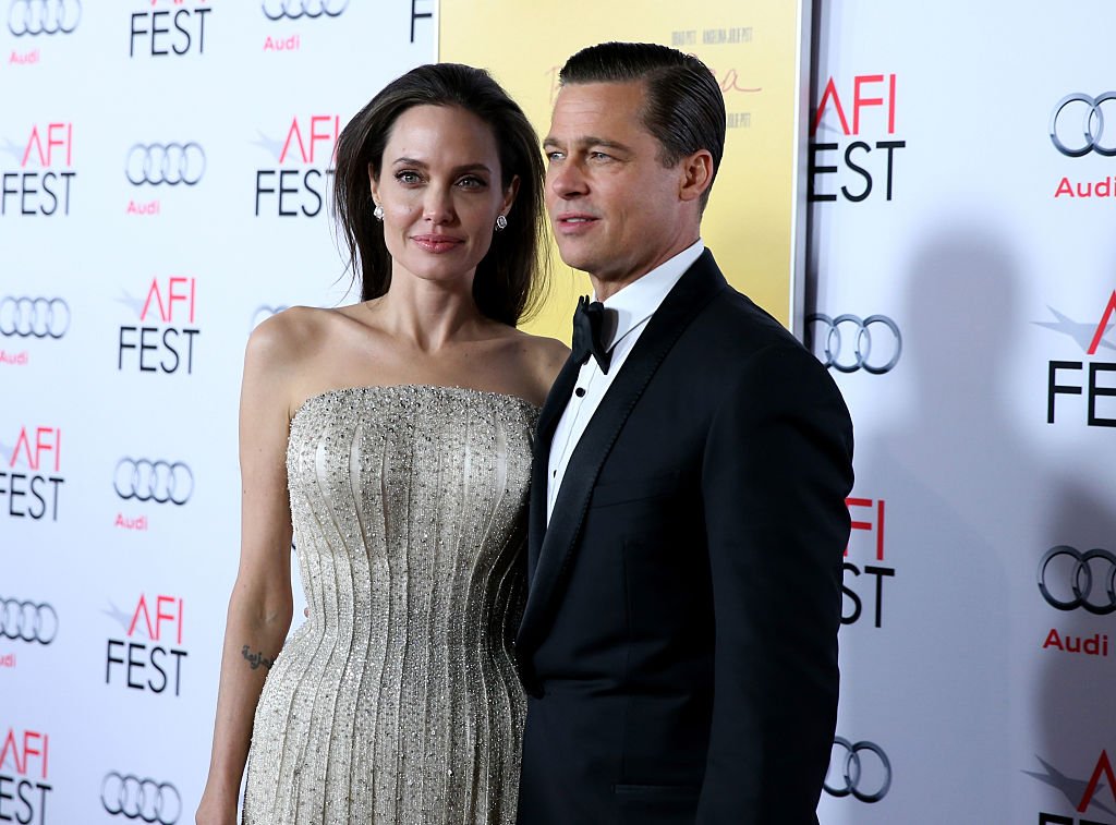 Brad Pitt et Angelina Jolie en 2015. l Source : Getty Images