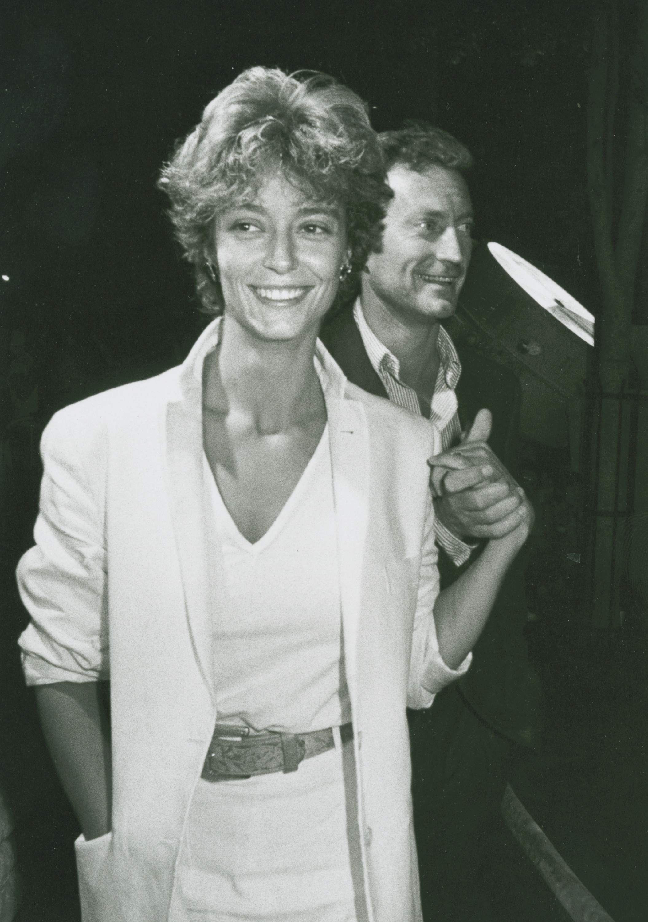 L'actrice et son mari Bryan Brown à la première de "Staying Alive" en 1983 | Source : Getty Images