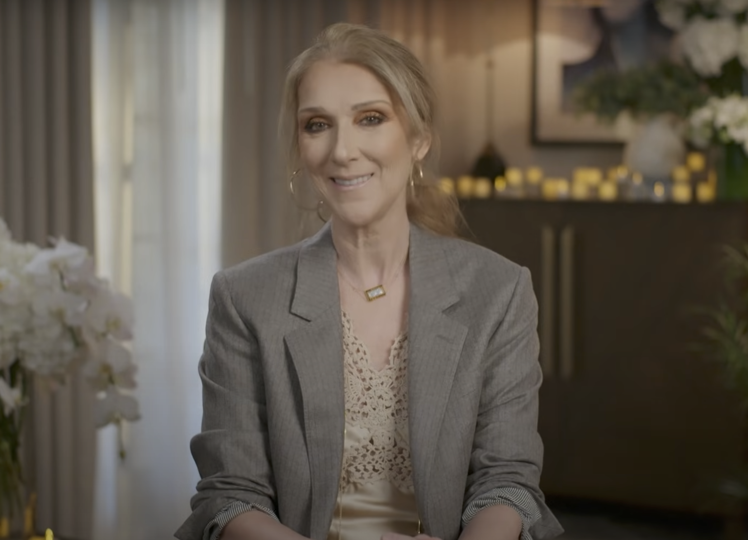 Capture d'écran de Céline Dion tirée d'une vidéo datée du 14 mai 2025. | Source : YouTube/Concours Eurovision de la chanson