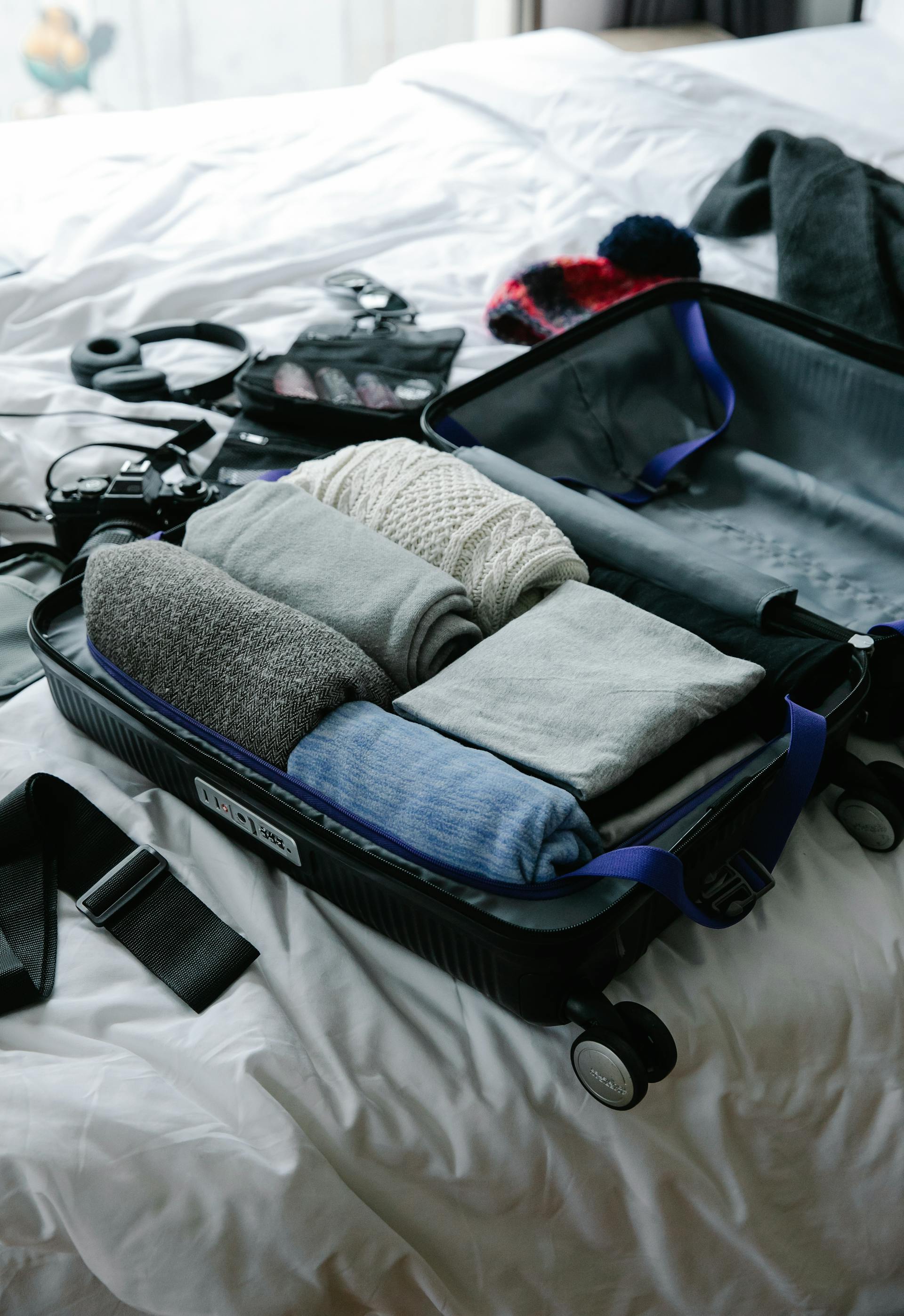 Une valise ouverte | Source : Pexels