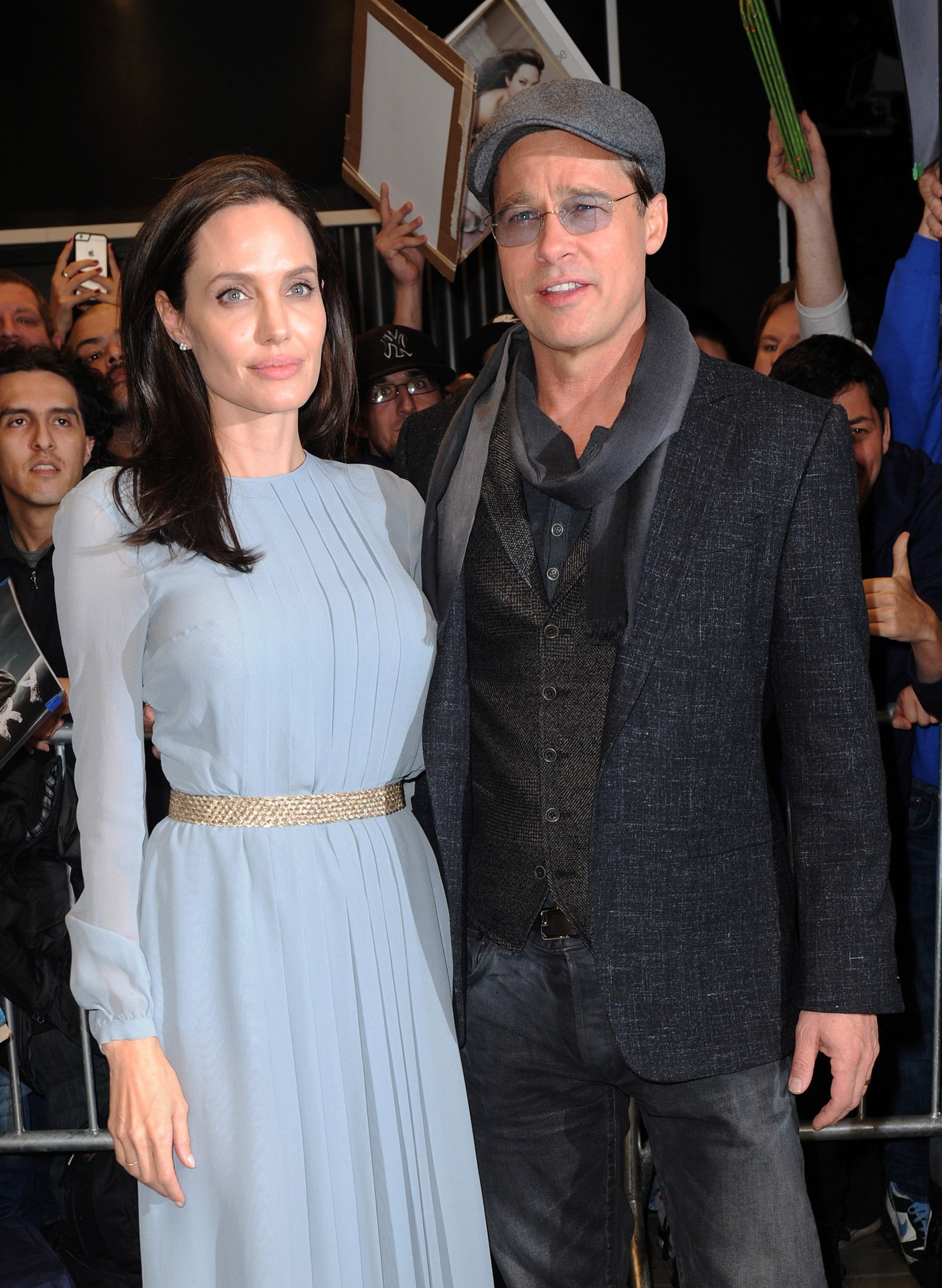 Angelina Jolie et Brad Pitt sont vus le 3 novembre 2015 à New York. | Source : Getty Images