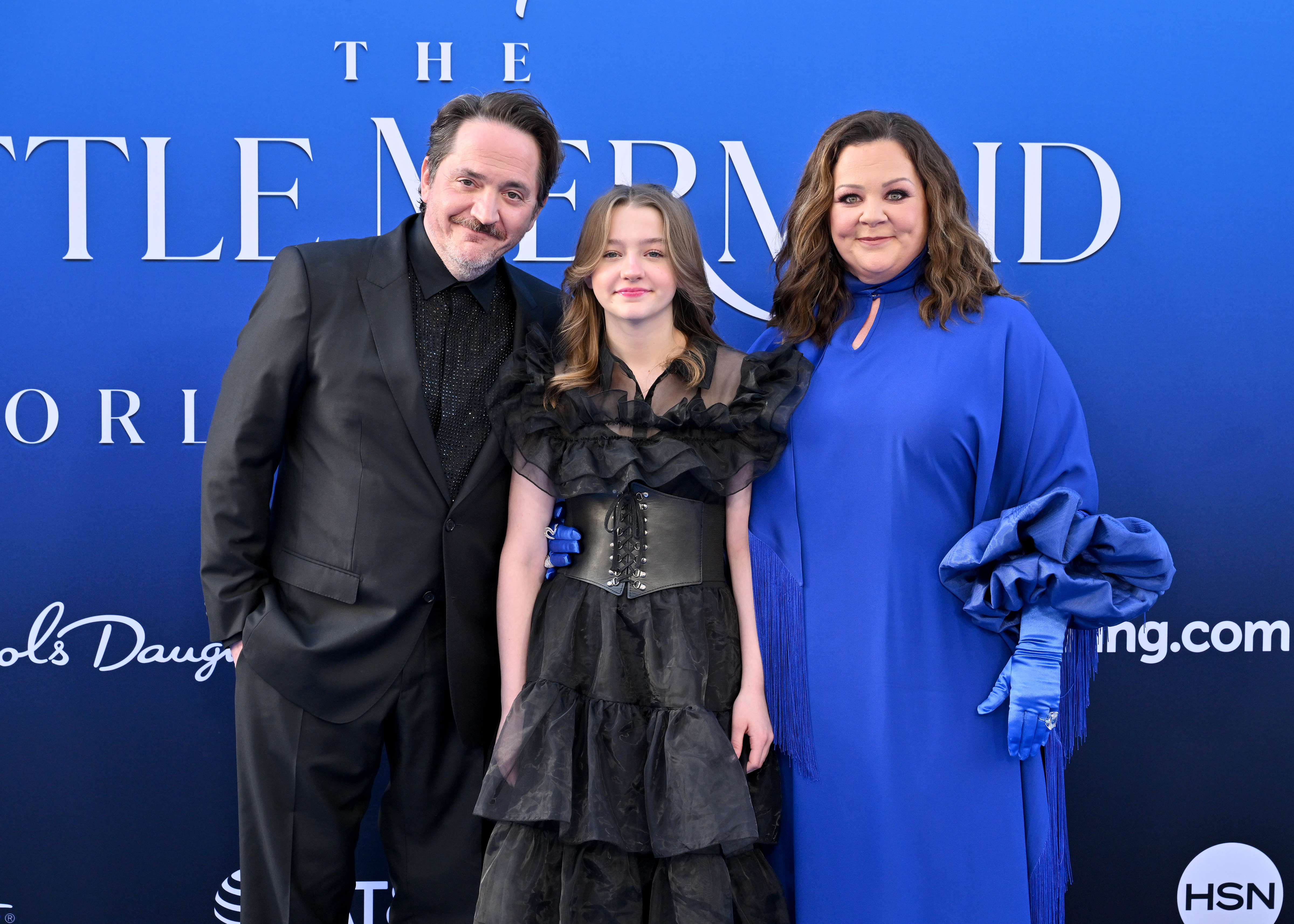 Ben Falcone, Vivian Falcone et Melissa McCarthy assistent à la première mondiale de "La petite sirène" de Disney le 08 mai 2023 à Hollywood, Californie | Source : Getty Images