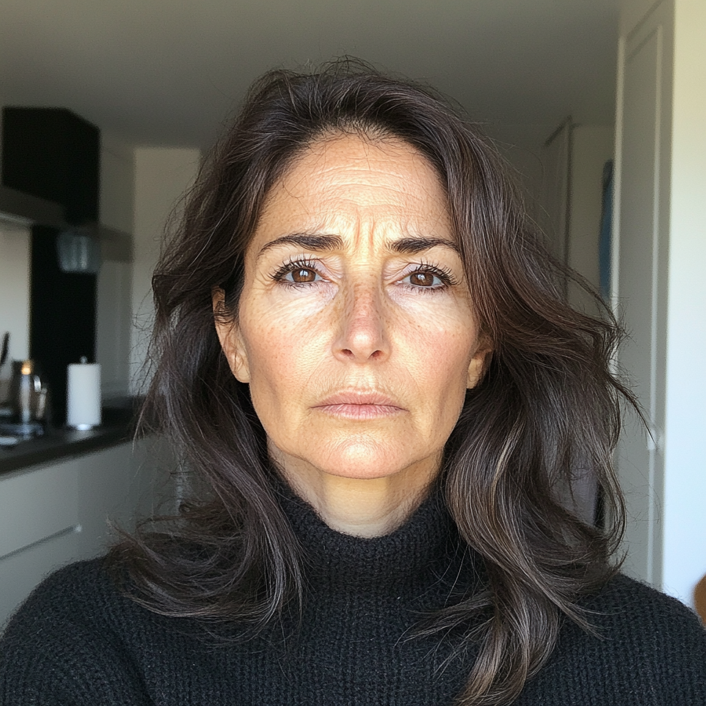 Une femme qui fronce les sourcils | Source : Midjourney