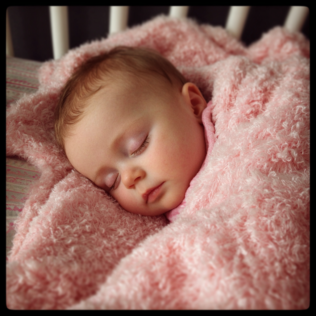 Une petite fille endormie | Source : Midjourney