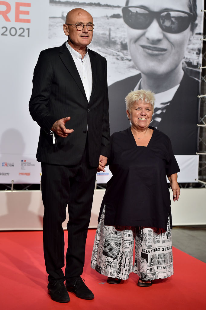 LYON, FRANCE - 09 OCTOBRE : Mimie Mathy et Benoist Gérard assistent à la cérémonie d'ouverture du 13ème Festival du Film Lumière à Lyon le 09 octobre 2021 à Lyon, France. (Photo par Dominique Charriau/WireImage )