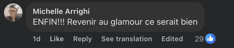 Commentaire d'internaute sur le nouveau code vestimentaire au Festival de Cannes | Source : capture facebook.com/parismatchmag