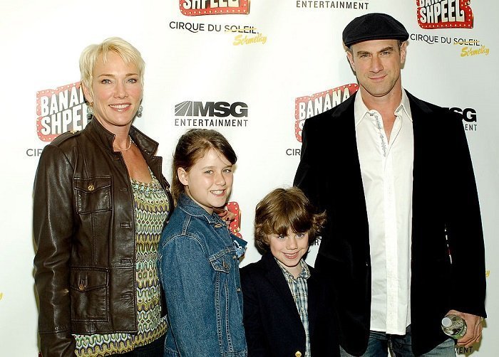 Christopher et sa famille, sa femme et ses enfants, Sophia et Dante | Photo : Getty Images