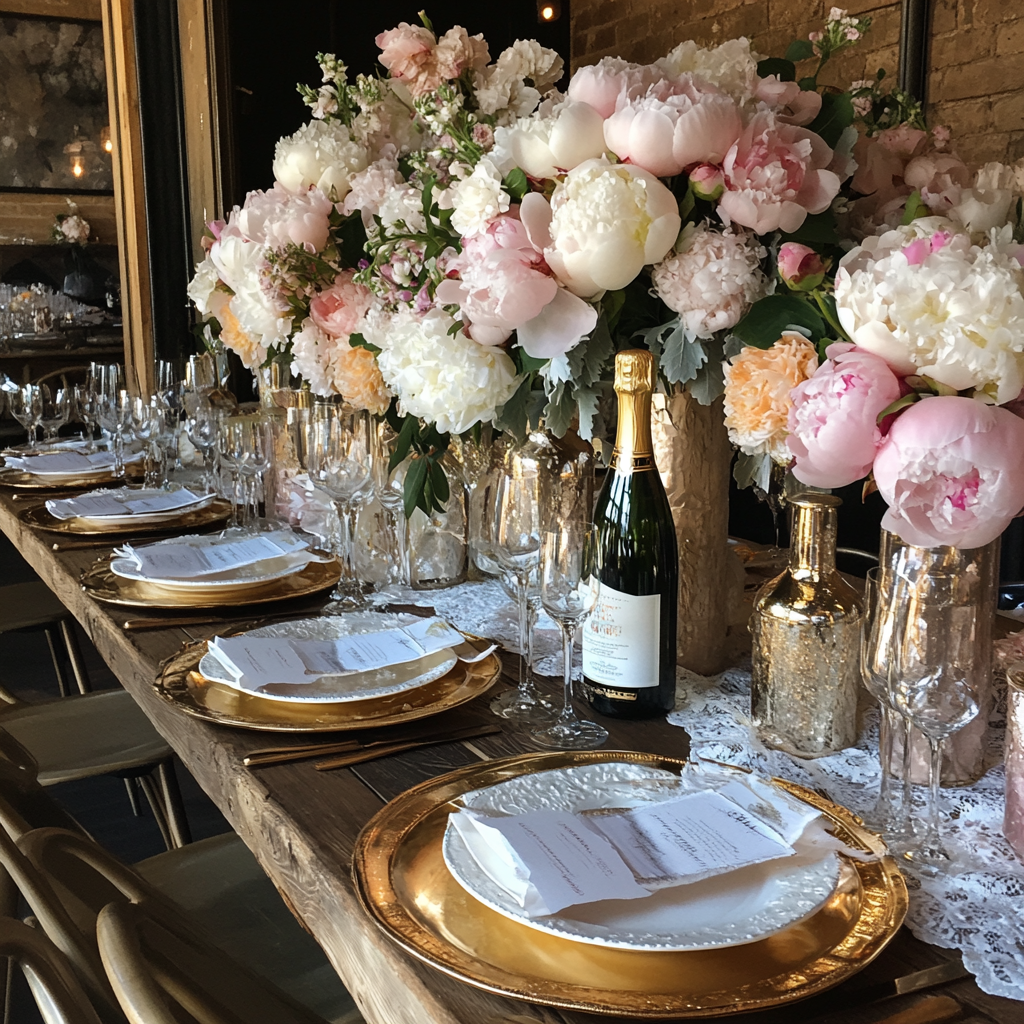 Les places assises lors d'une réception de mariage | Source : Midjourney