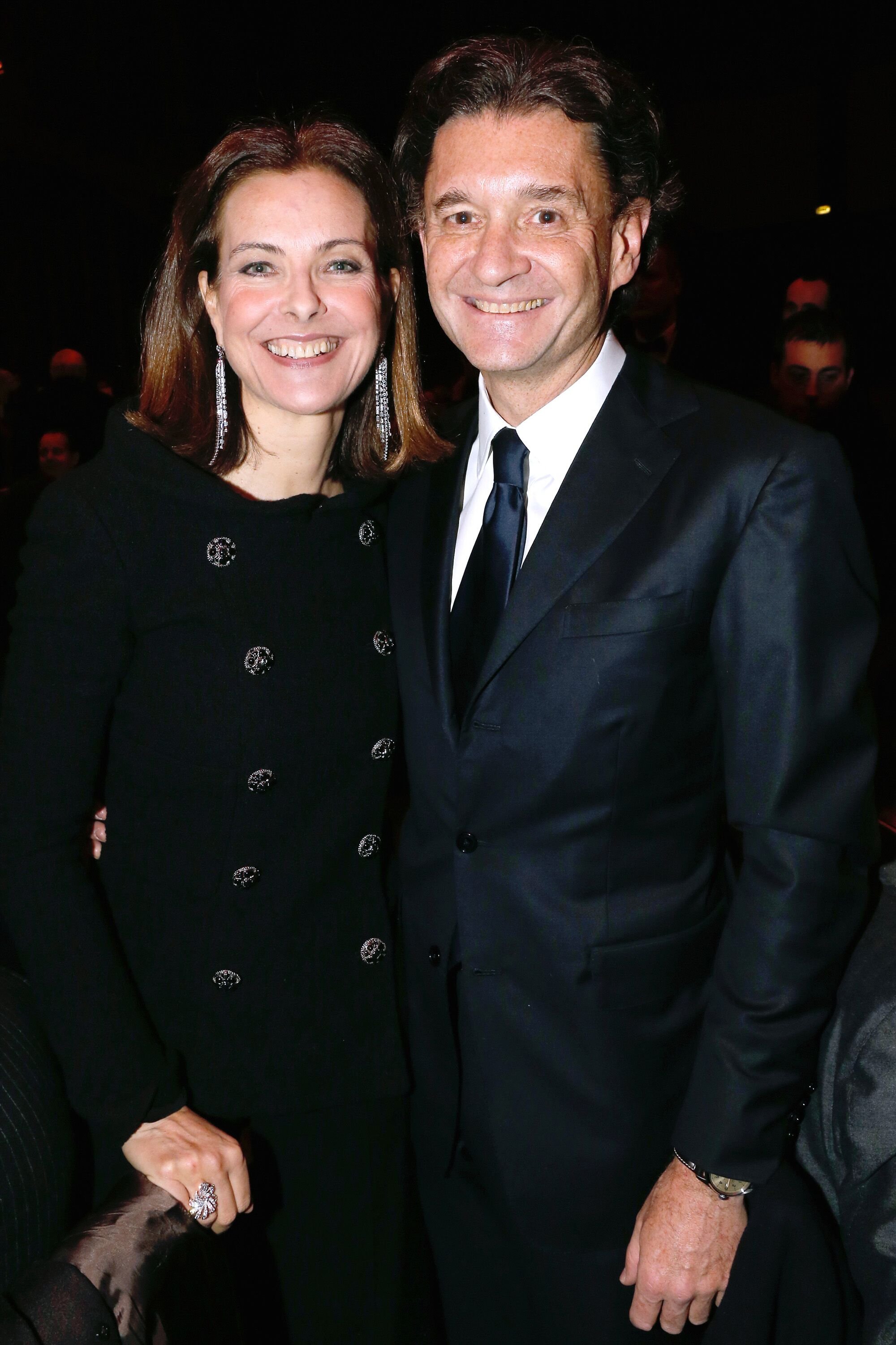 Carole Bouquet et Philippe Sereys. | Source : Getty Images