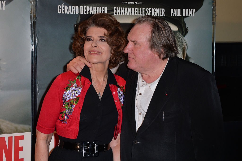 Fanny Ardant et Gérard Depardieu. l Source: Getty Images