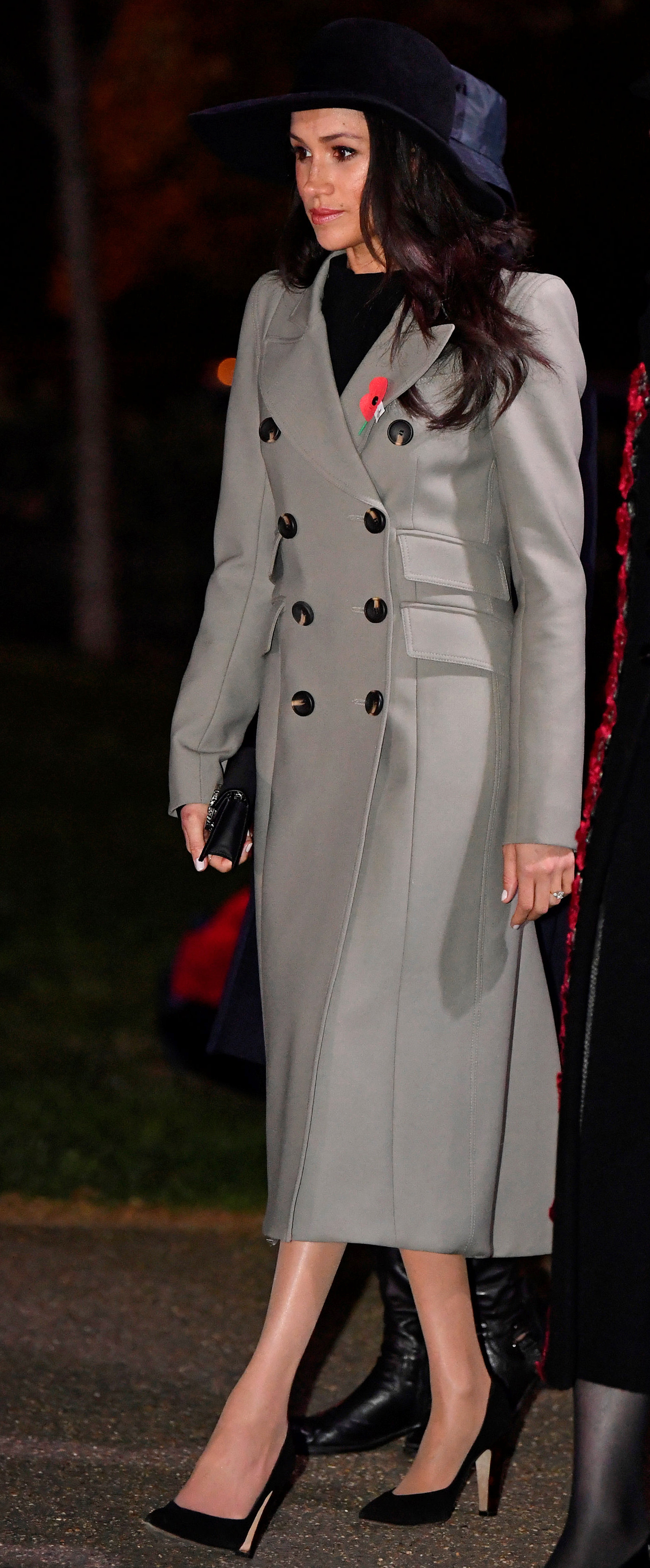 Meghan Markle assiste à un service à l'aube de l'Anzac Day le 25 avril 2018 | Source : Getty Images