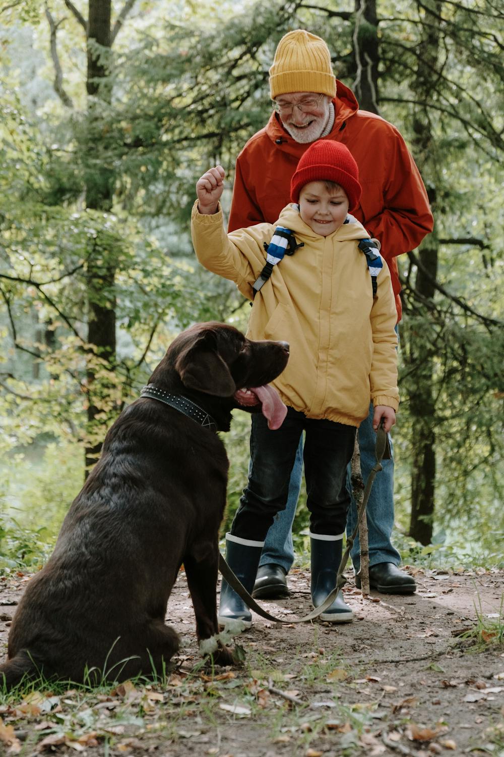 Le grand-père et son petit-fils | Source : Pexels