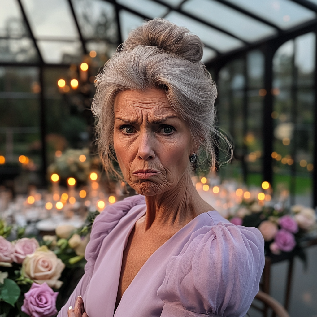 Une femme âgée bouleversée | Source : Midjourney