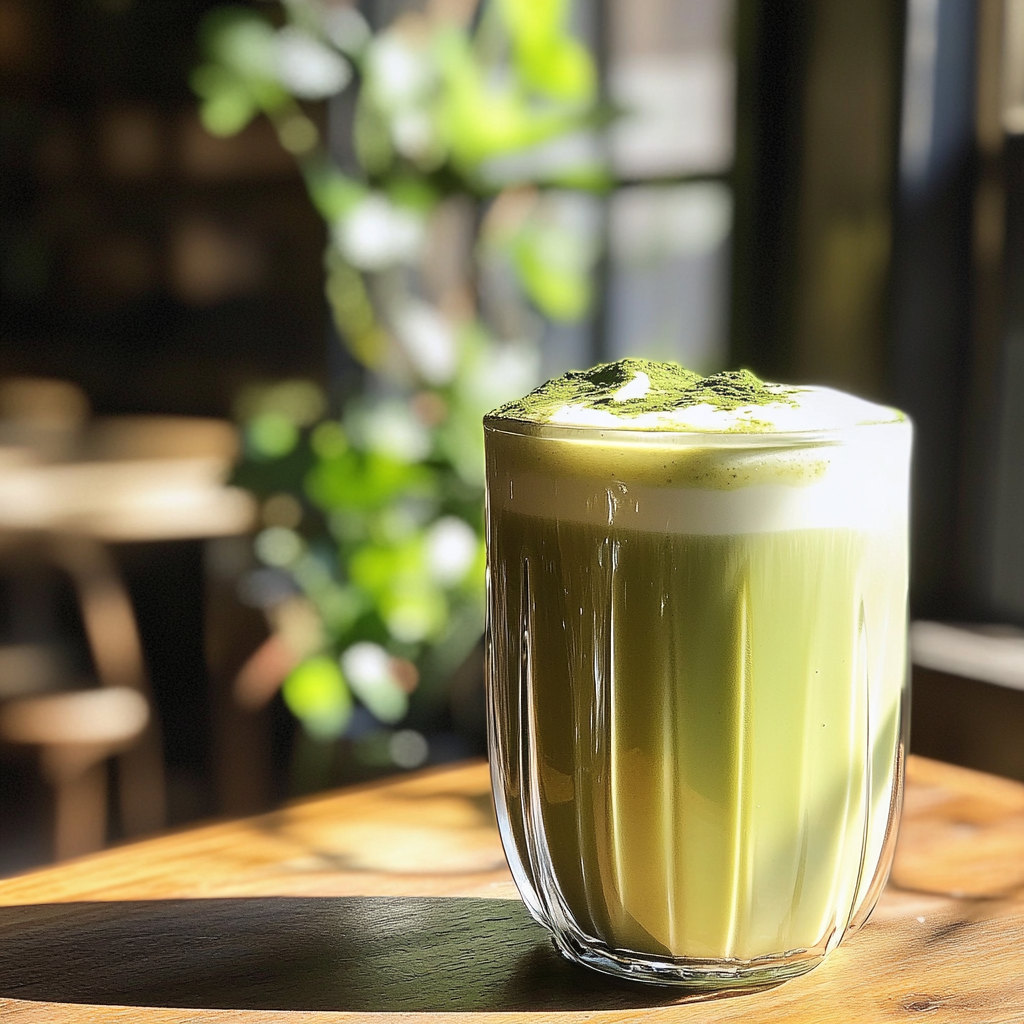 Un matcha latte | Source : Midjourney