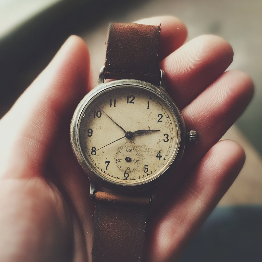 Une personne tenant une montre | Source : Midjourney