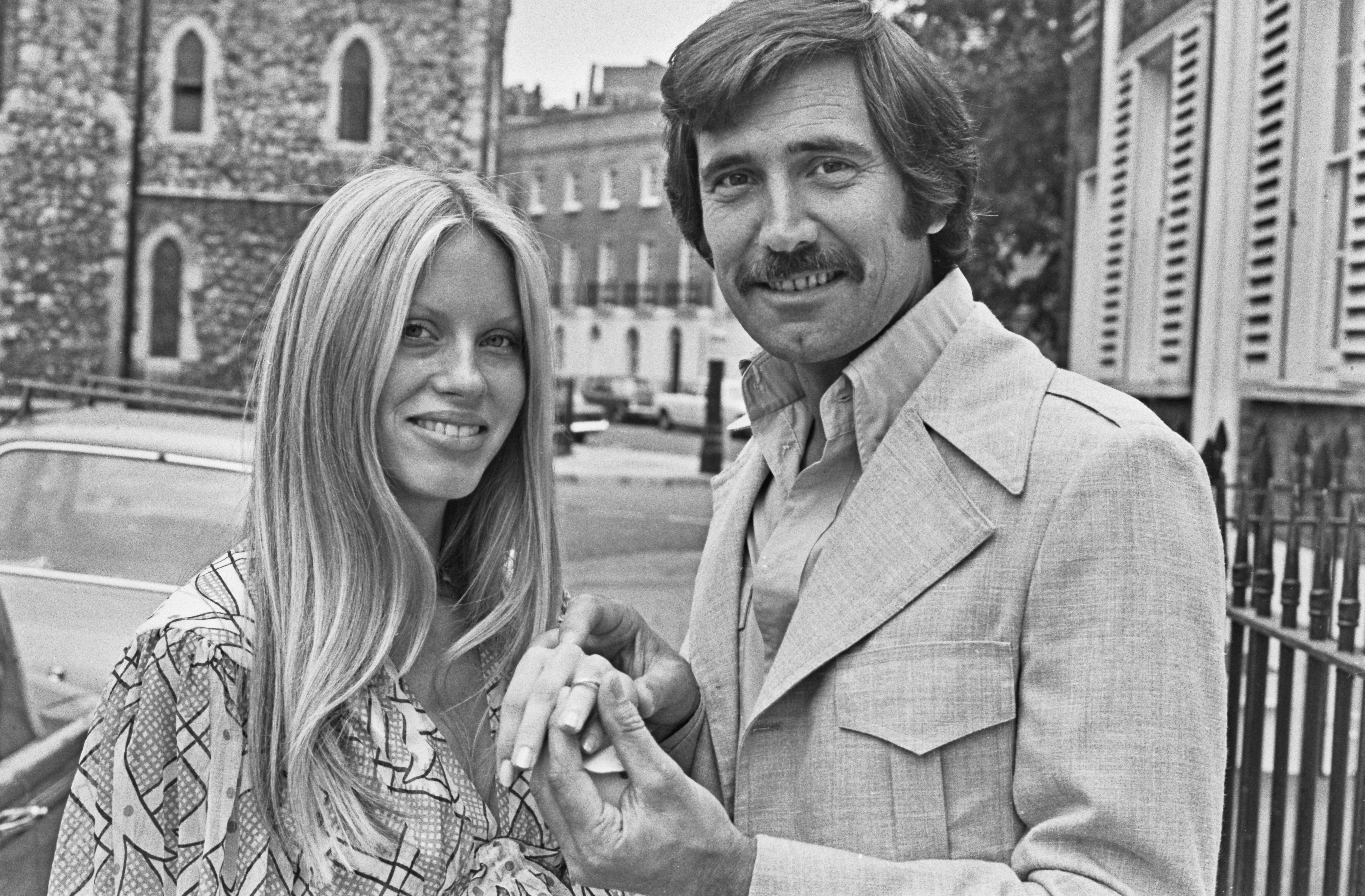 L'acteur a épousé Christina Townson Gannett à Londres, au Royaume-Uni, le 23 août 1973 | Source : Getty Images