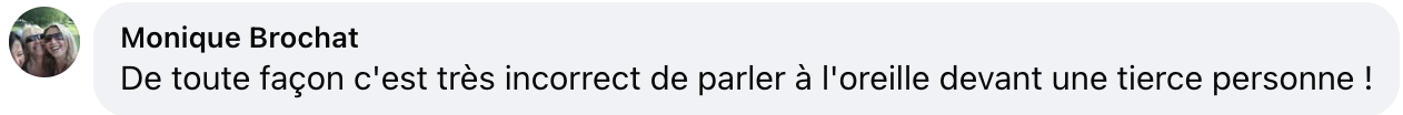 Commentaire d'internaute sur le geste d'Emmanuel Macron | Source : capture facebook.com/parismatchmag