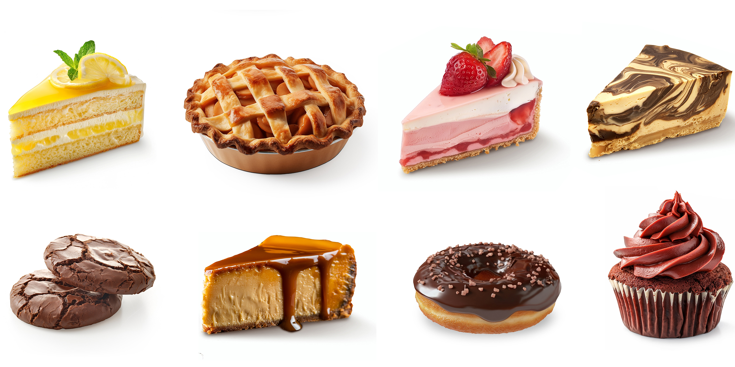 Une collection de desserts délicieux | Source : Shutterstock