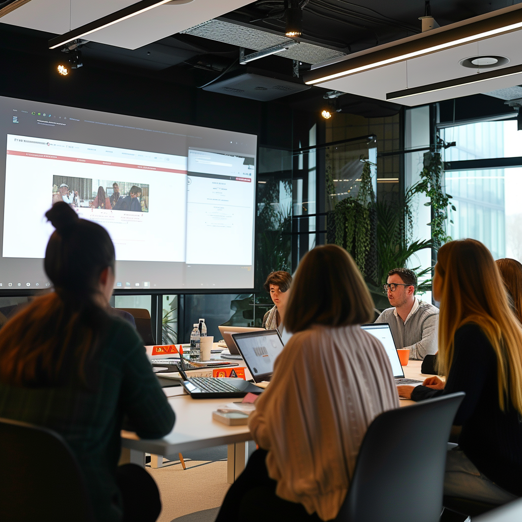 People sitting in a meeting | Source: Midjourney