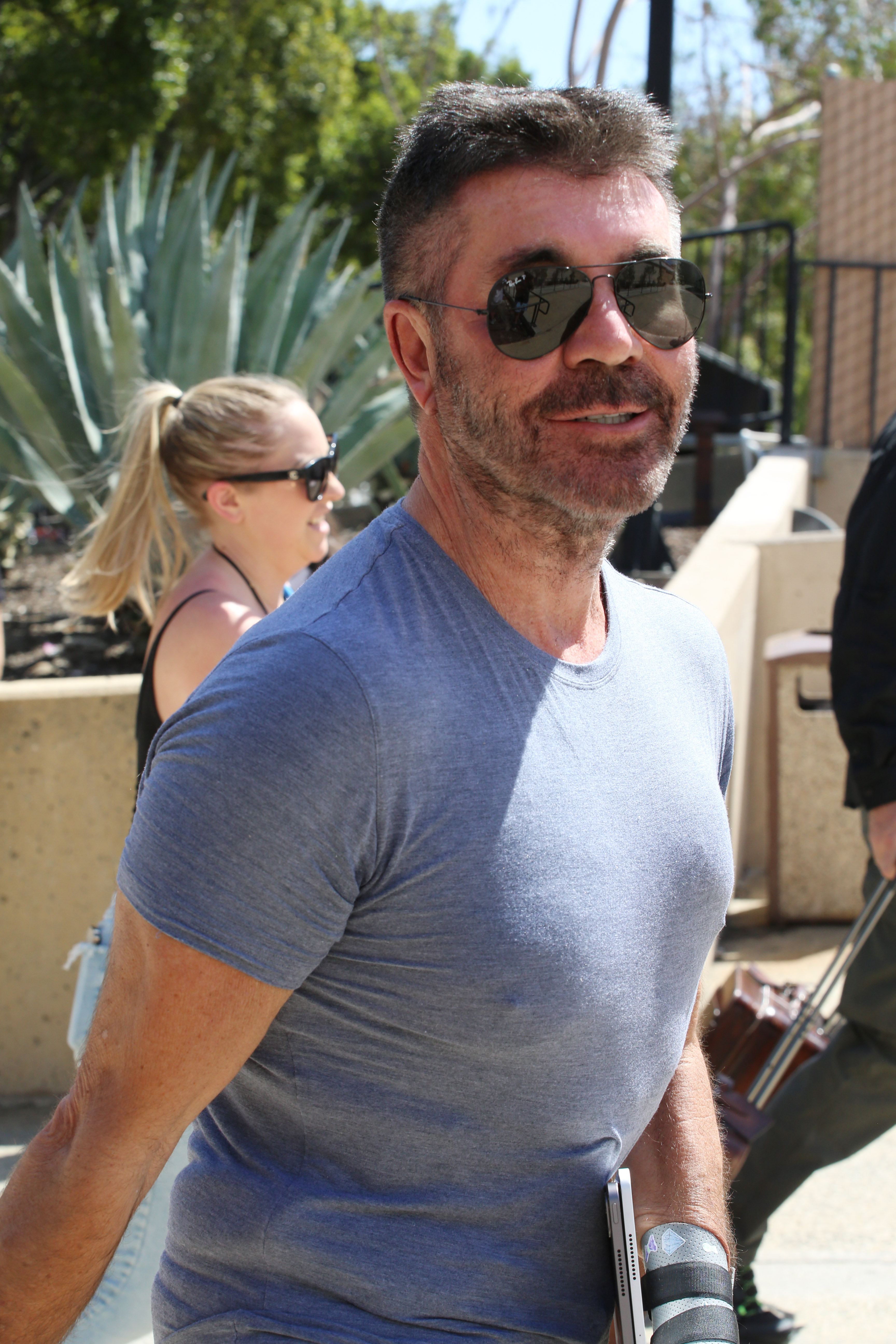 Simon Cowell est vu à Los Angeles le 7 avril 2022 | Source : Getty Images