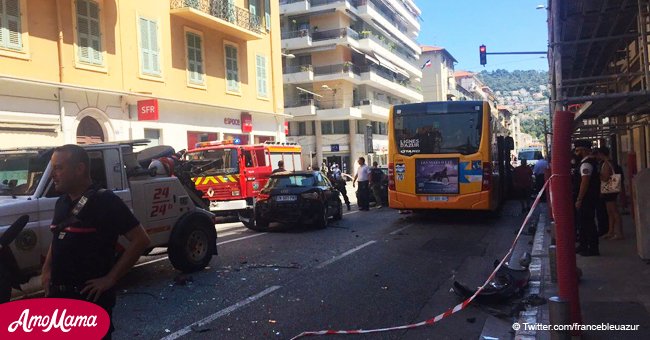 Terrible accident à Nice: Un bus et plus de dix voitures impliquées dans de multiples blessures