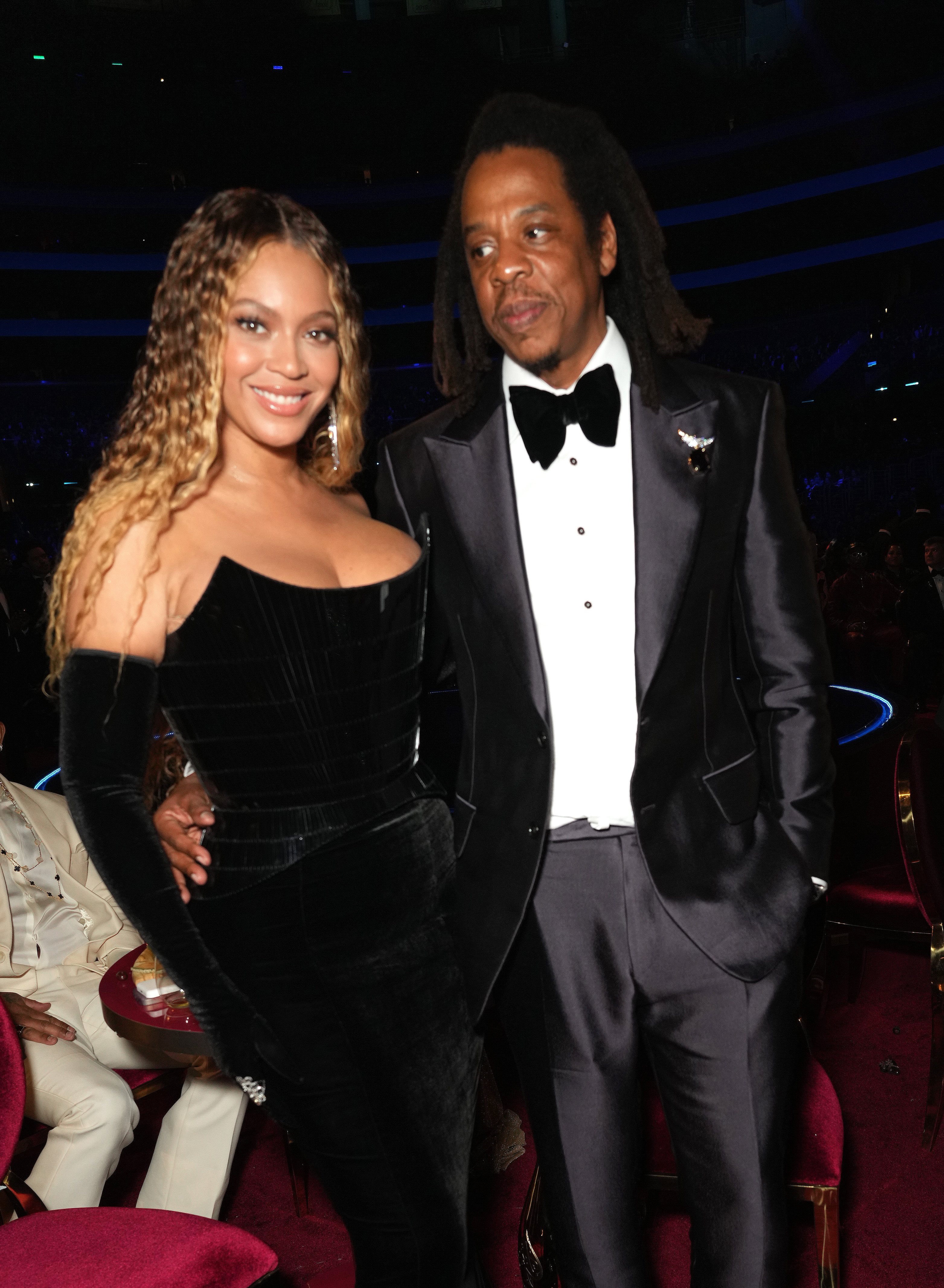 Beyoncé Knowles-Carter et Jay-Z lors de la 65e cérémonie des Grammy Awards à Los Angeles, en Californie, le 5 février 2023 | Source : Getty Images