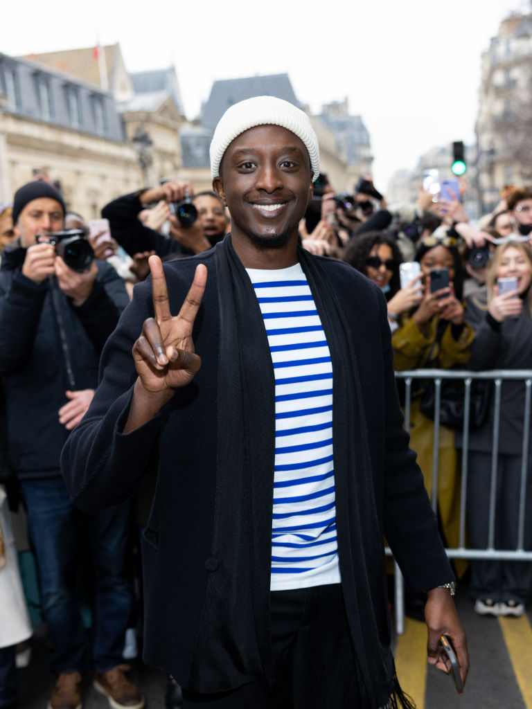Ahmed Sylla assiste au défilé Jean-Paul Gaultier Haute Couture Printemps/Été 2022 dans le cadre de la Fashion Week de Paris, le 26 janvier 2022 à Paris, en France I Source : Getty Images
