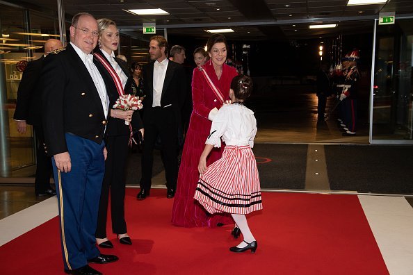 la Princesse Charlène de Monaco et la Princesse Caroline de Hanovre le 19 novembre 2019 à Monte-Carlo | Photo : Getty Images