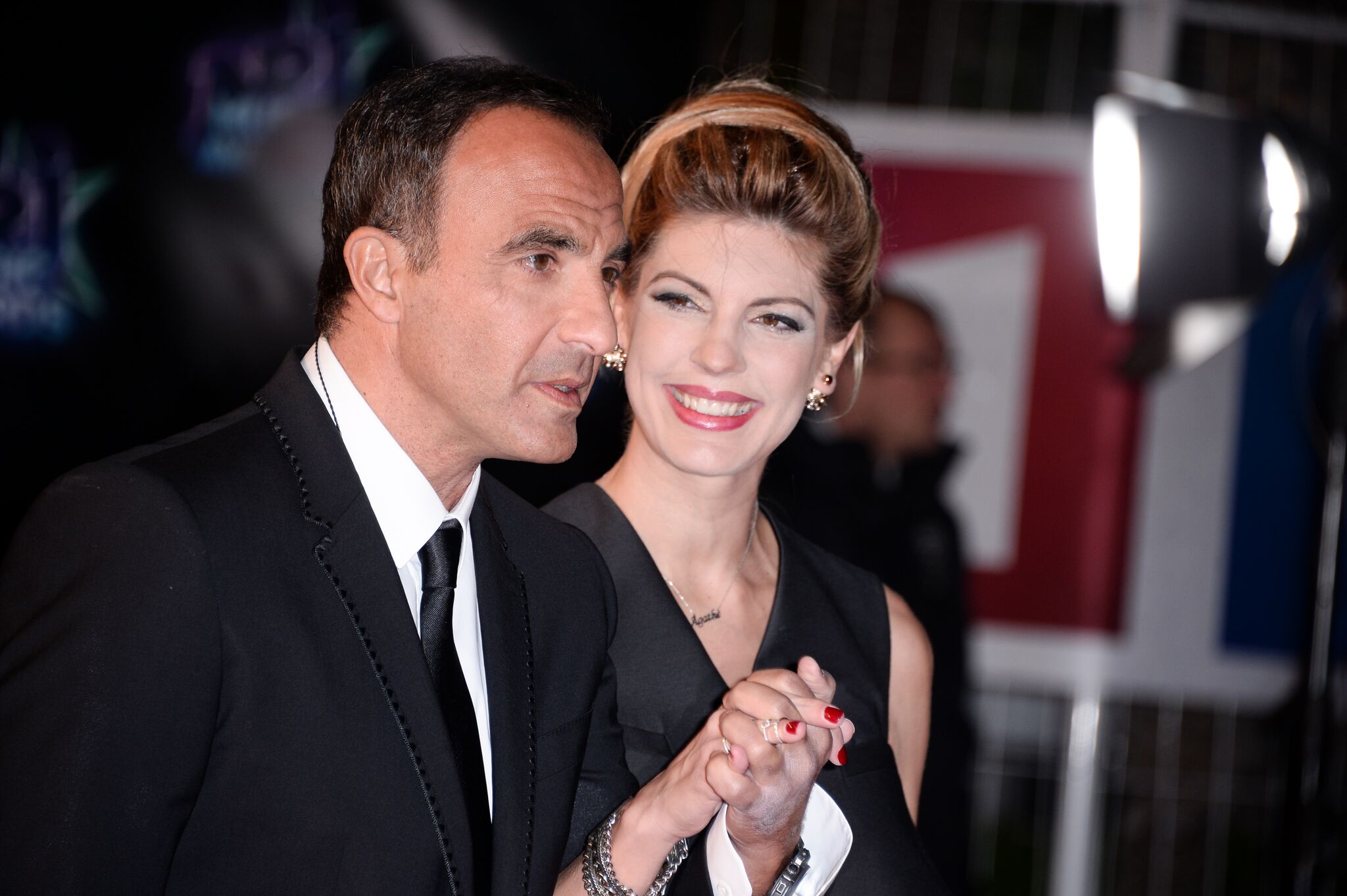Nikos et sa compagne Tina. l Source: Getty Images