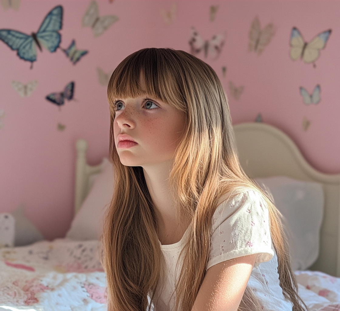 Une fille bouleversée | Source : Midjourney