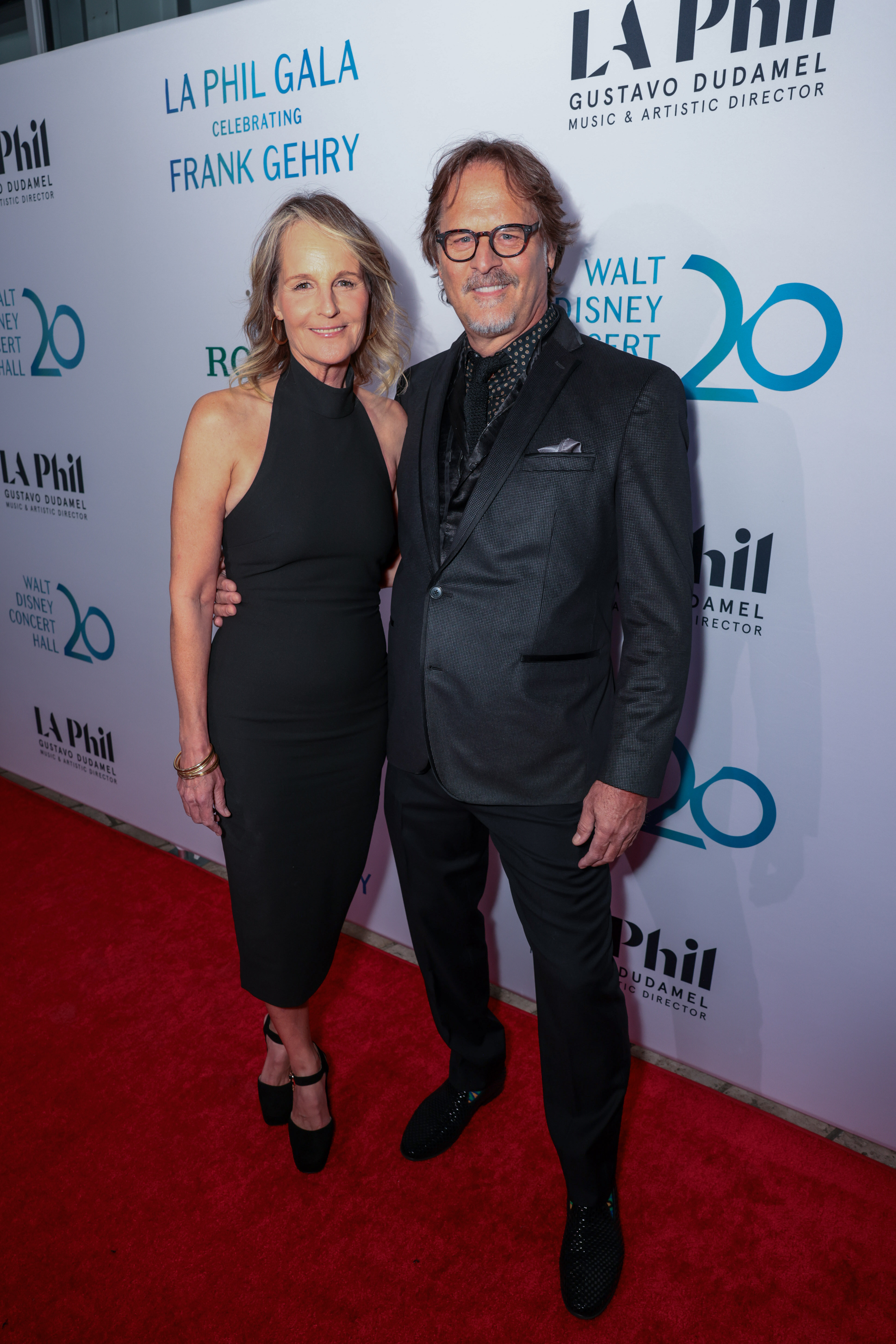 Helen Hunt et Jeffrey Nordling au gala du LA Phil en l'honneur de Frank Gehry, le 05 octobre 2023, Los Angeles, Californie | Source : Getty Images