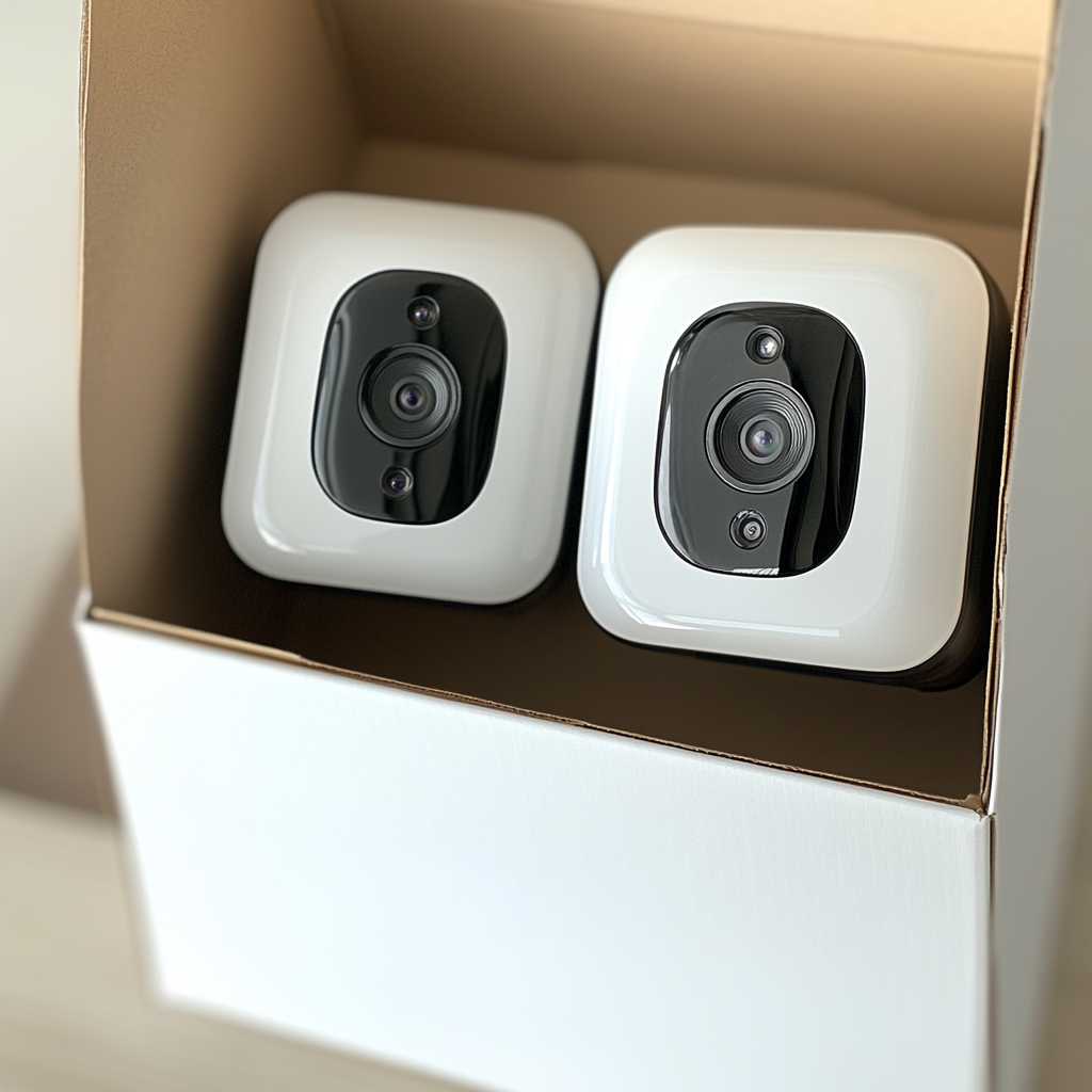 Deux caméras dans une boîte | Source : Midjourney