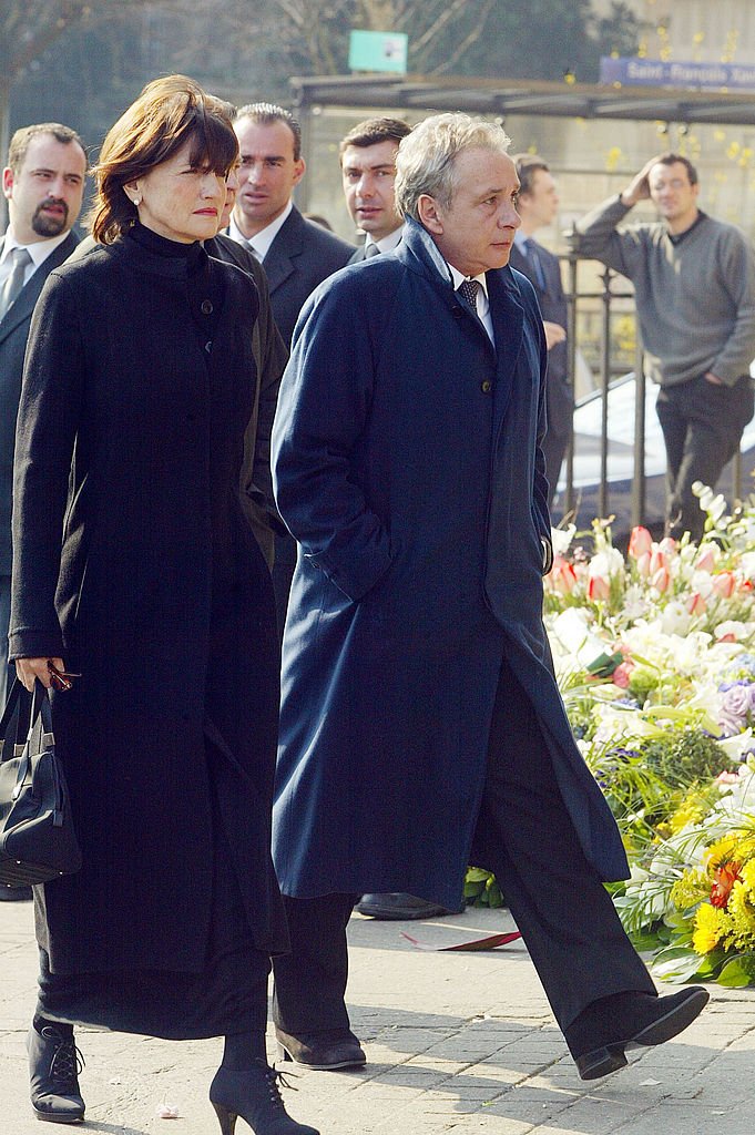 Michel Sardou et sa femme Anne-Marie Périer en 2003. l Source : Getty Images